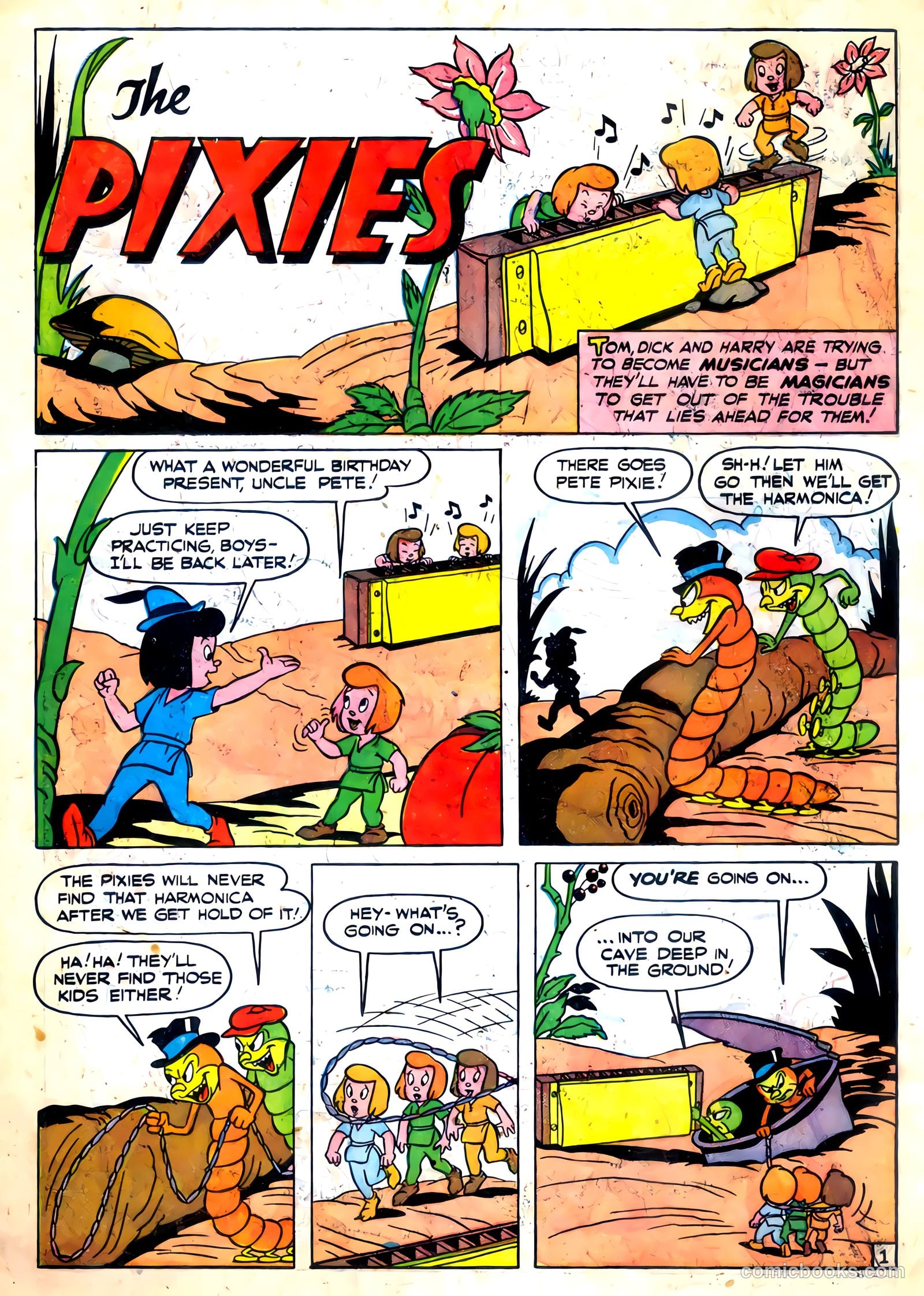The Pixies #2 (1947) — page 12 of 36