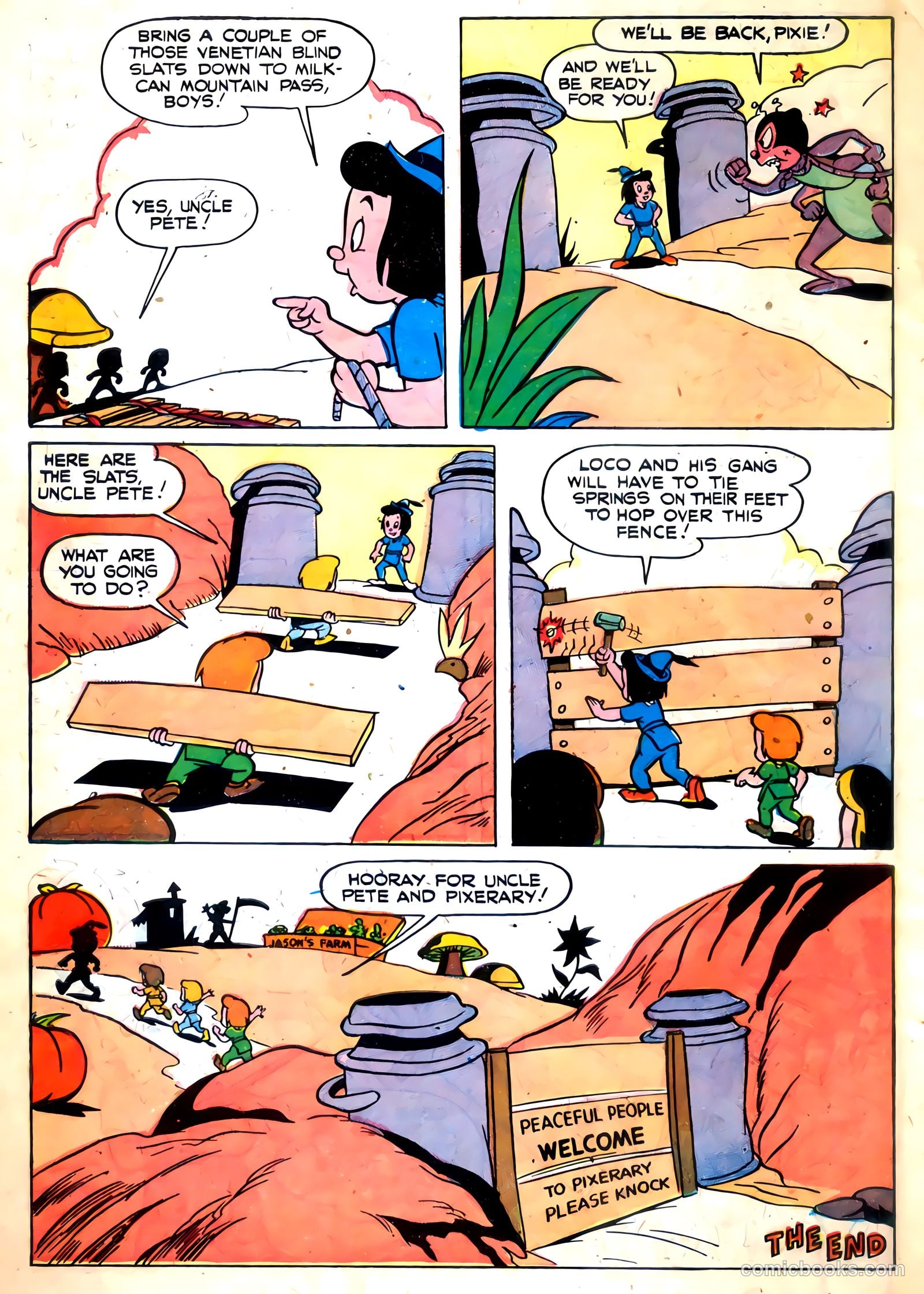 The Pixies #2 (1947) — page 34 of 36