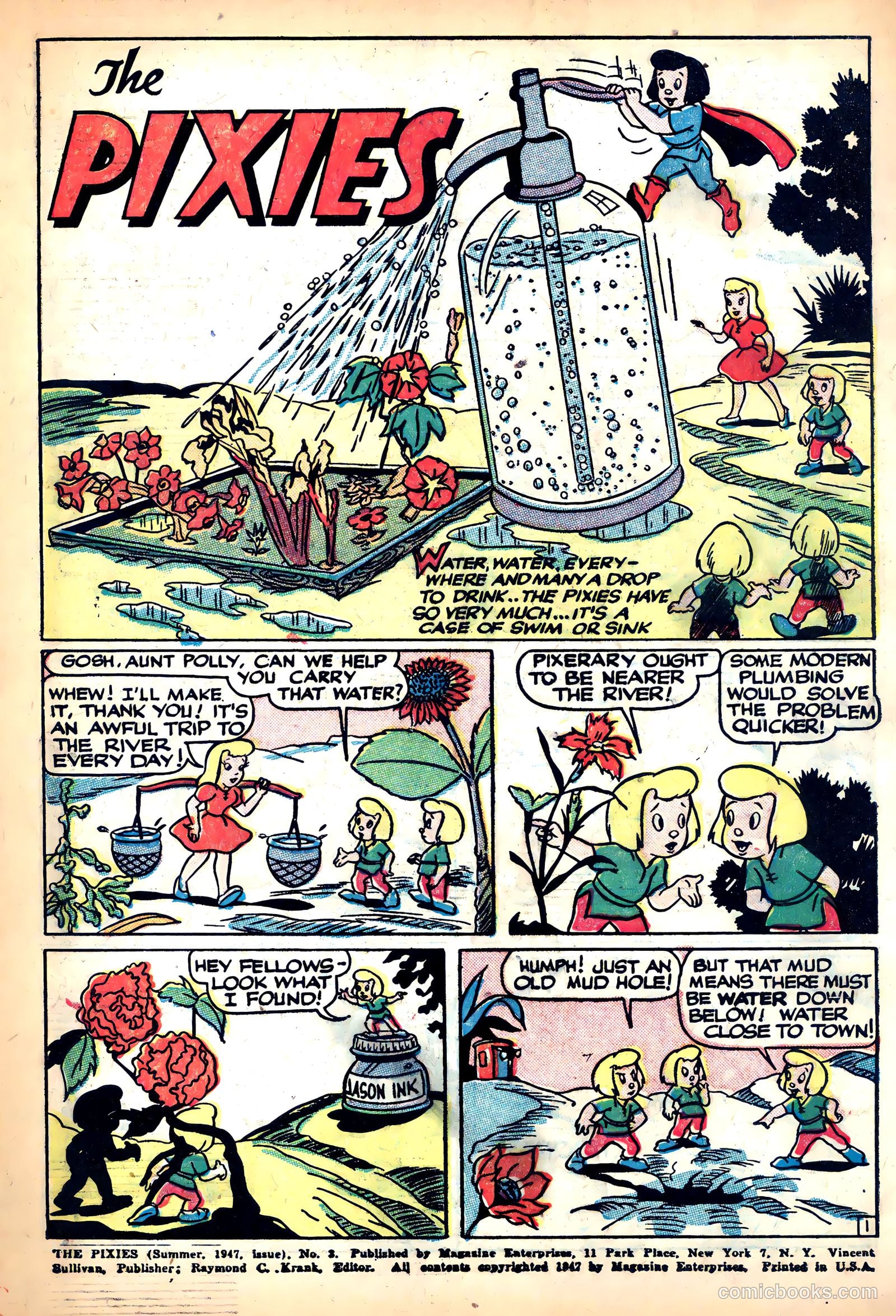 The Pixies #3 (1947) — page 3 of 36