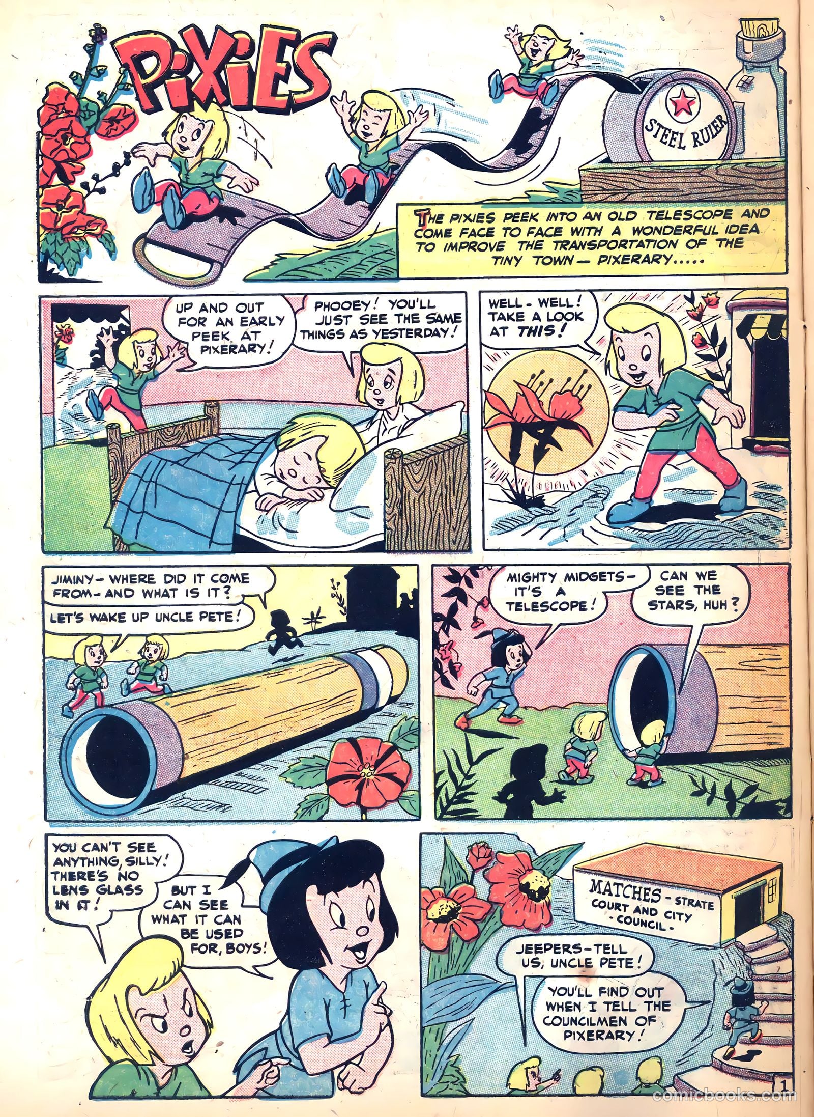 The Pixies #3 (1947) — page 10 of 36