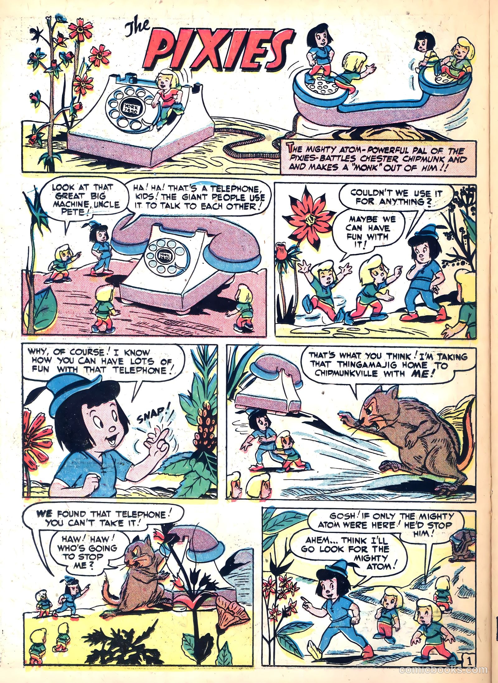 The Pixies #3 (1947) — page 16 of 36