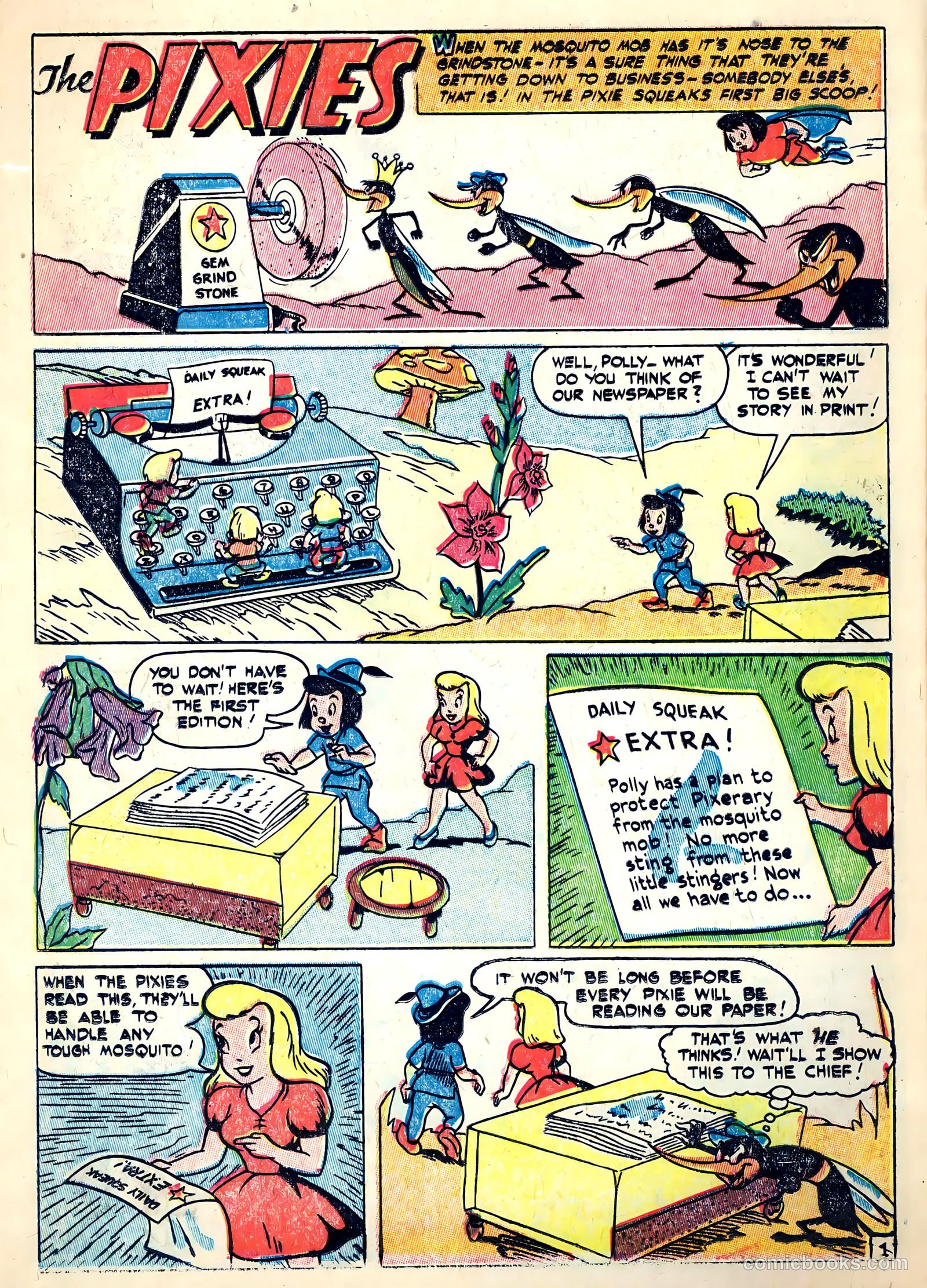 The Pixies #4 (1947) — page 12 of 36