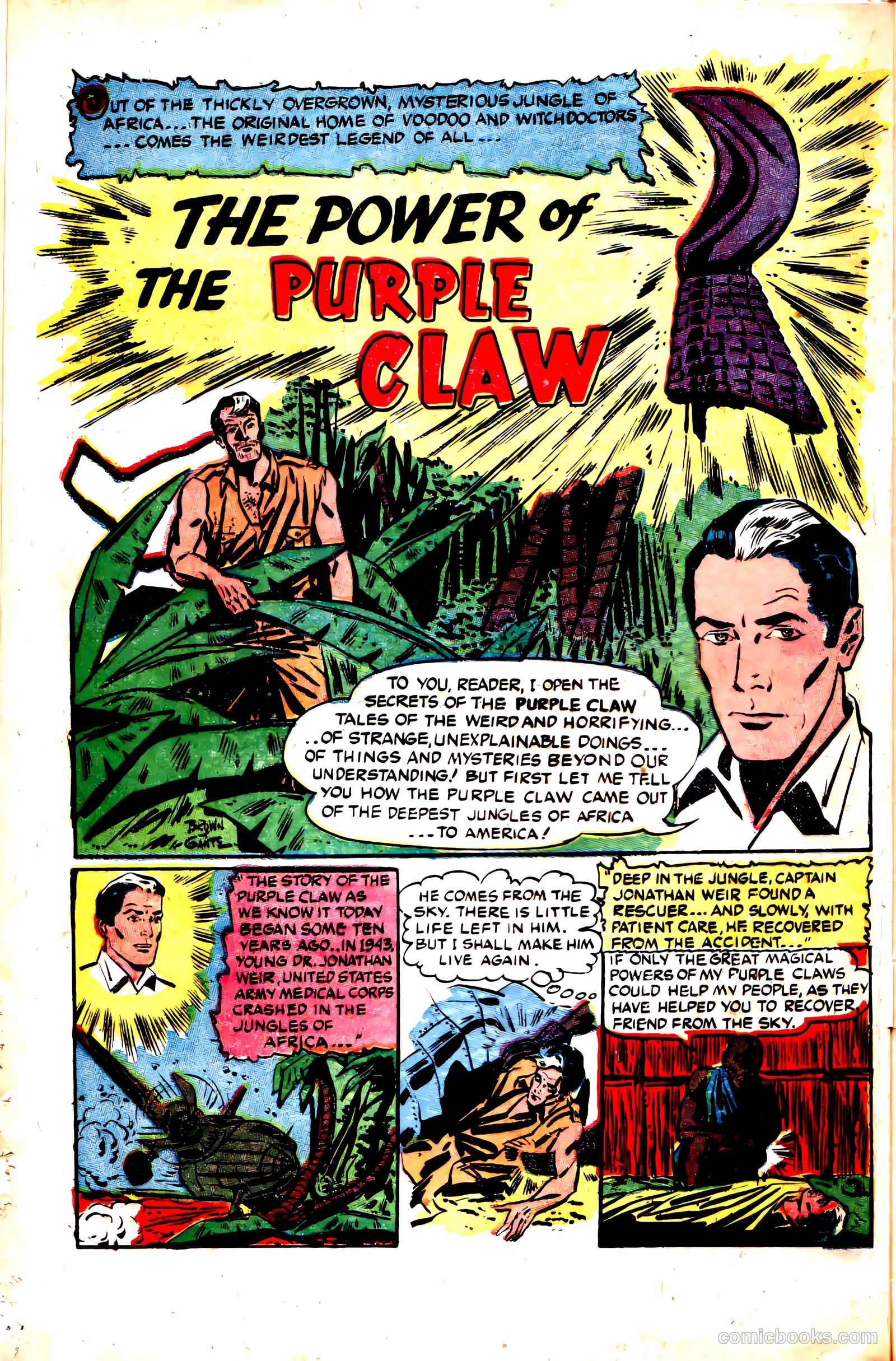 The Purple Claw #1 (1953) — page 4 of 36