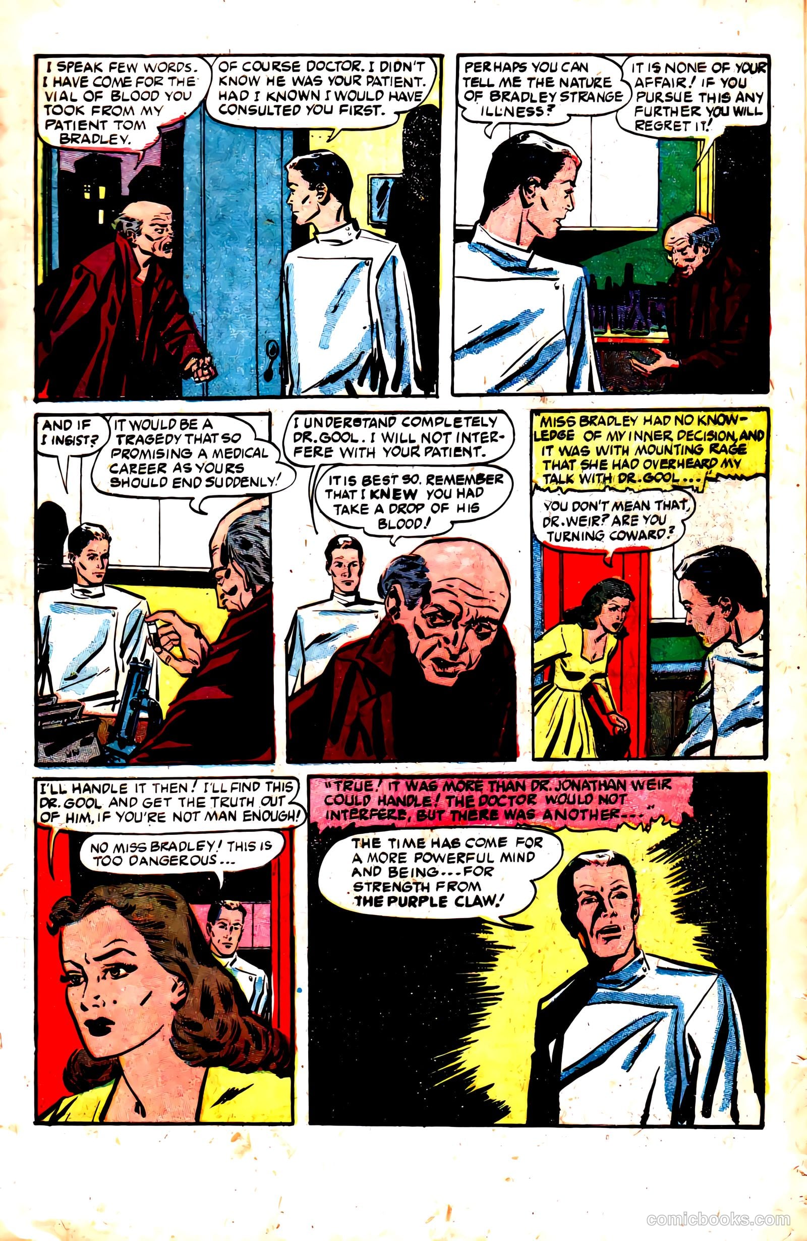 The Purple Claw #1 (1953) — page 9 of 36
