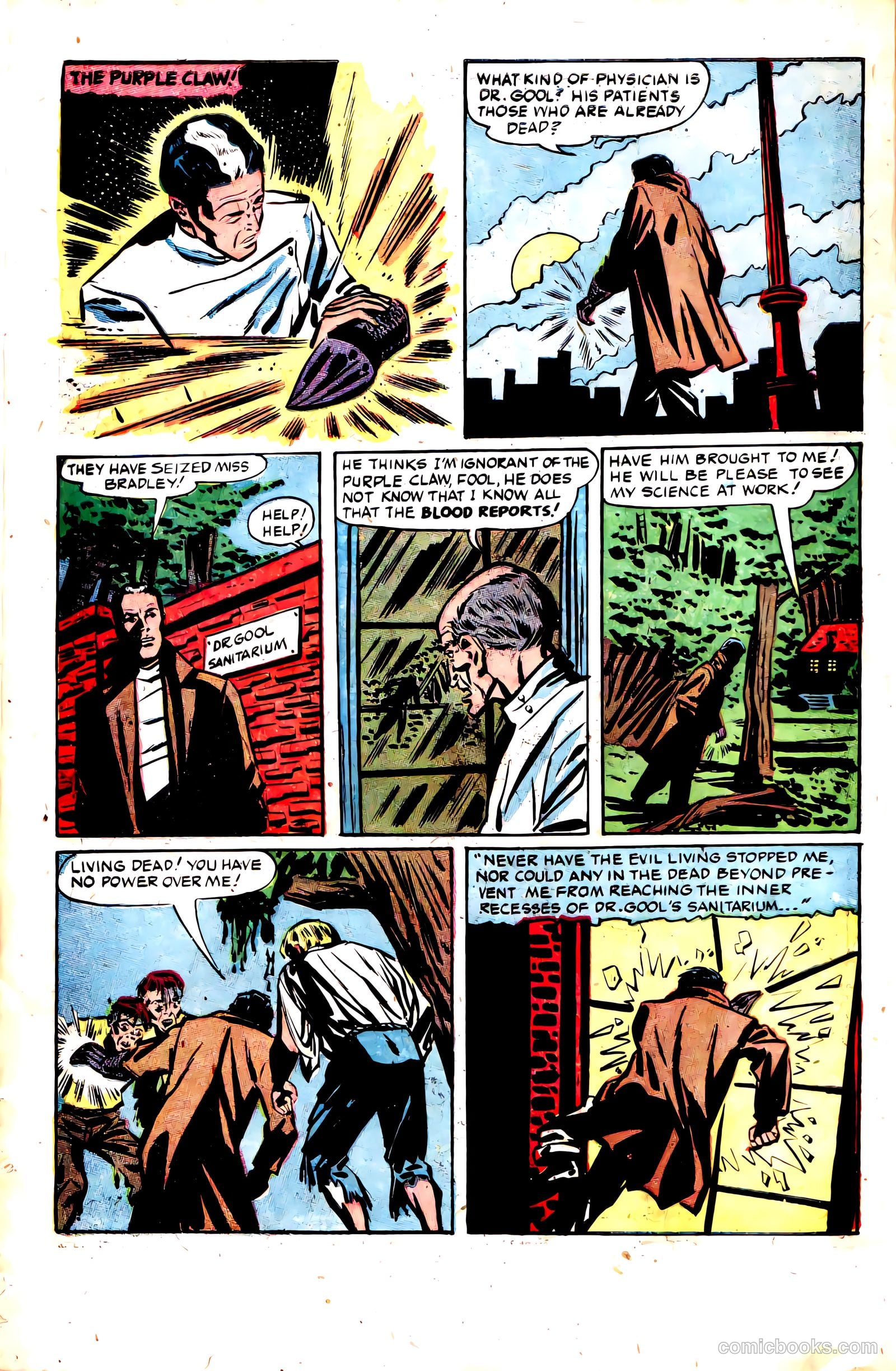 The Purple Claw #1 (1953) — page 10 of 36