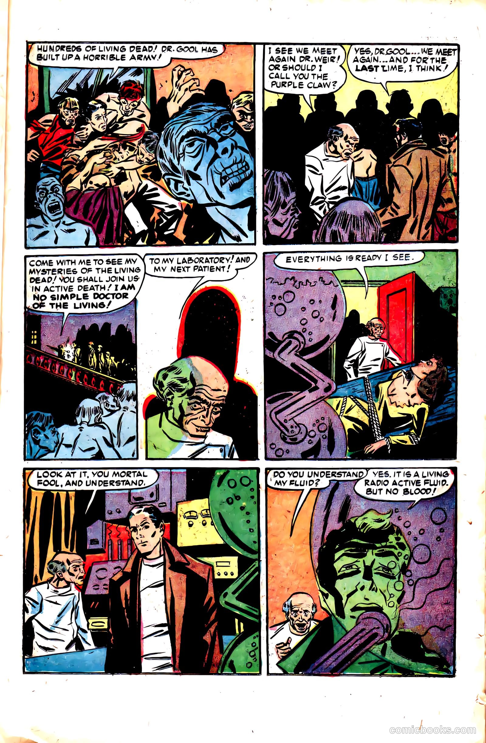 The Purple Claw #1 (1953) — page 11 of 36