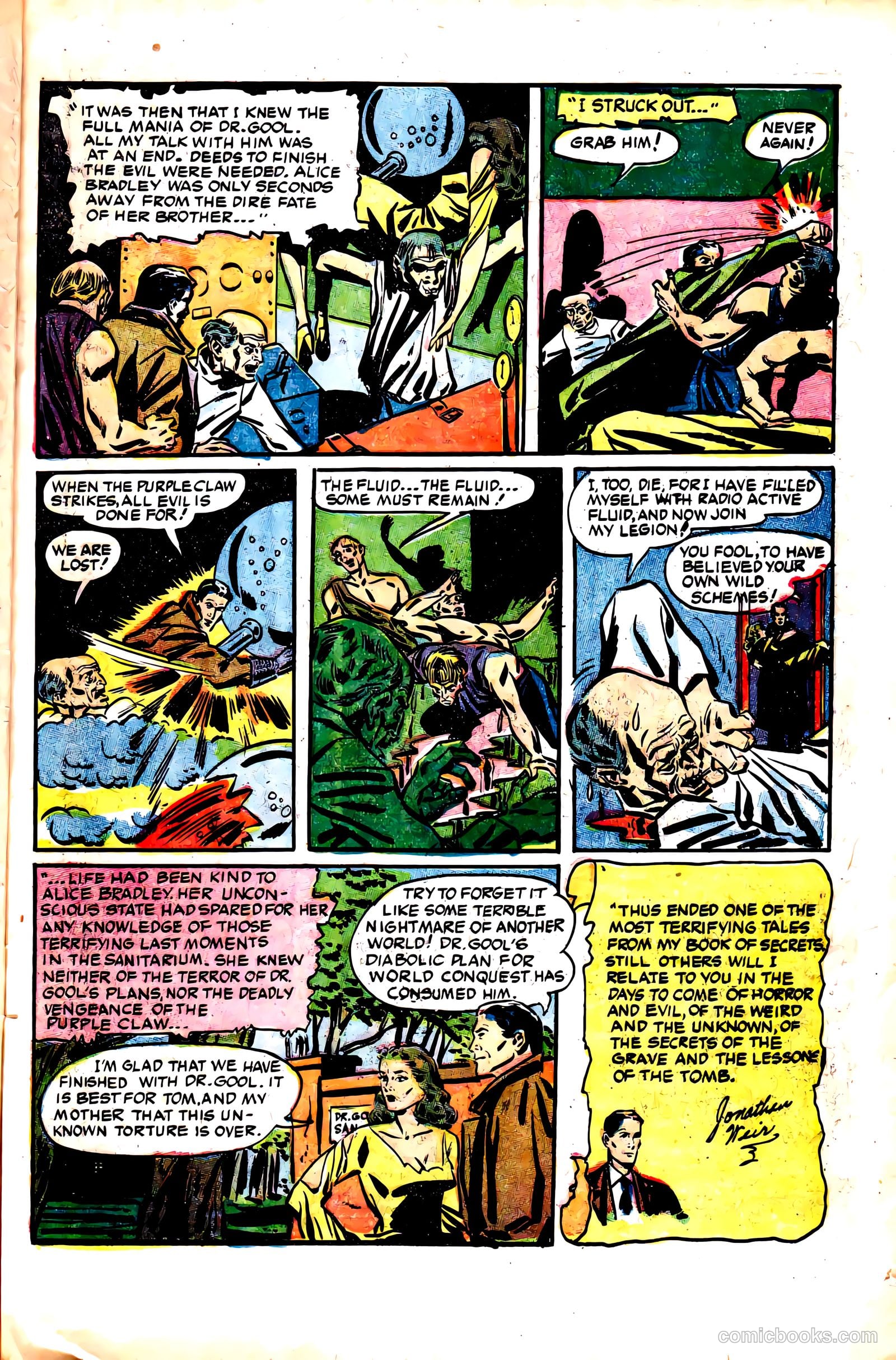 The Purple Claw #1 (1953) — page 13 of 36