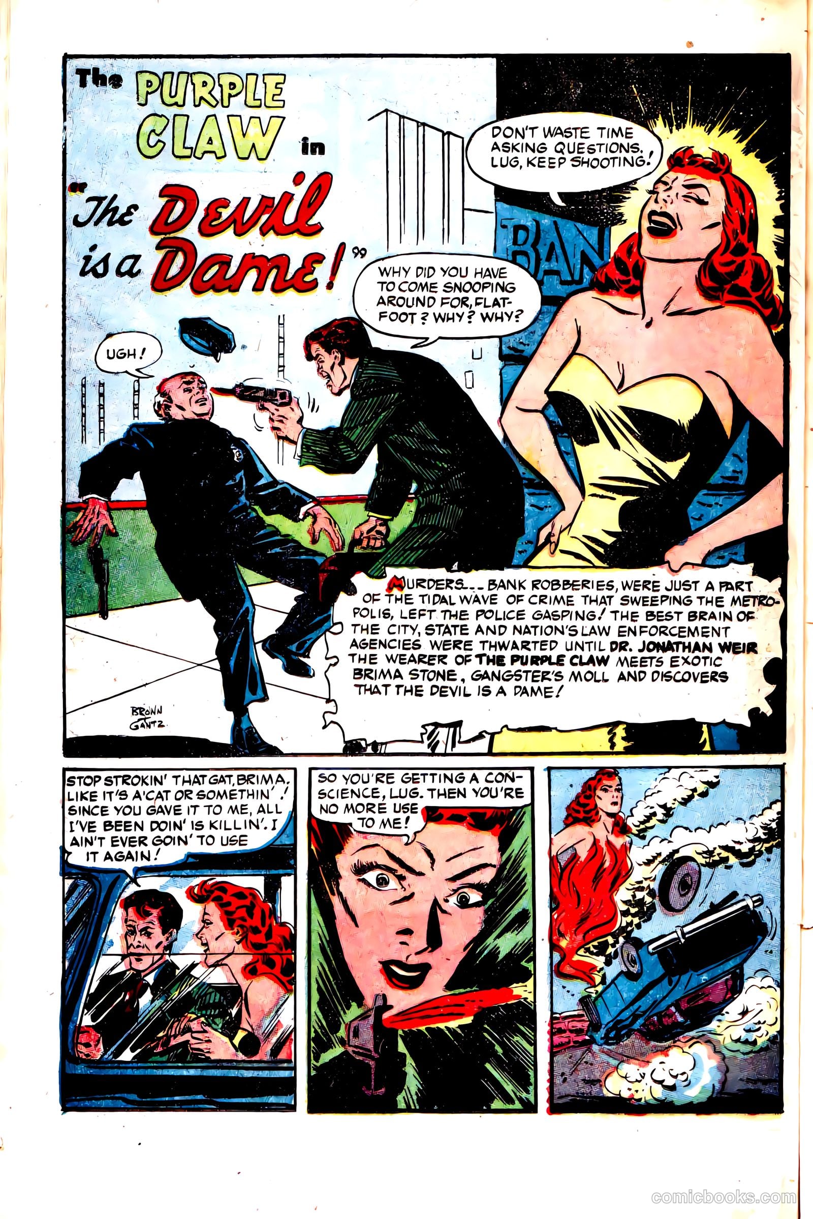 The Purple Claw #1 (1953) — page 14 of 36