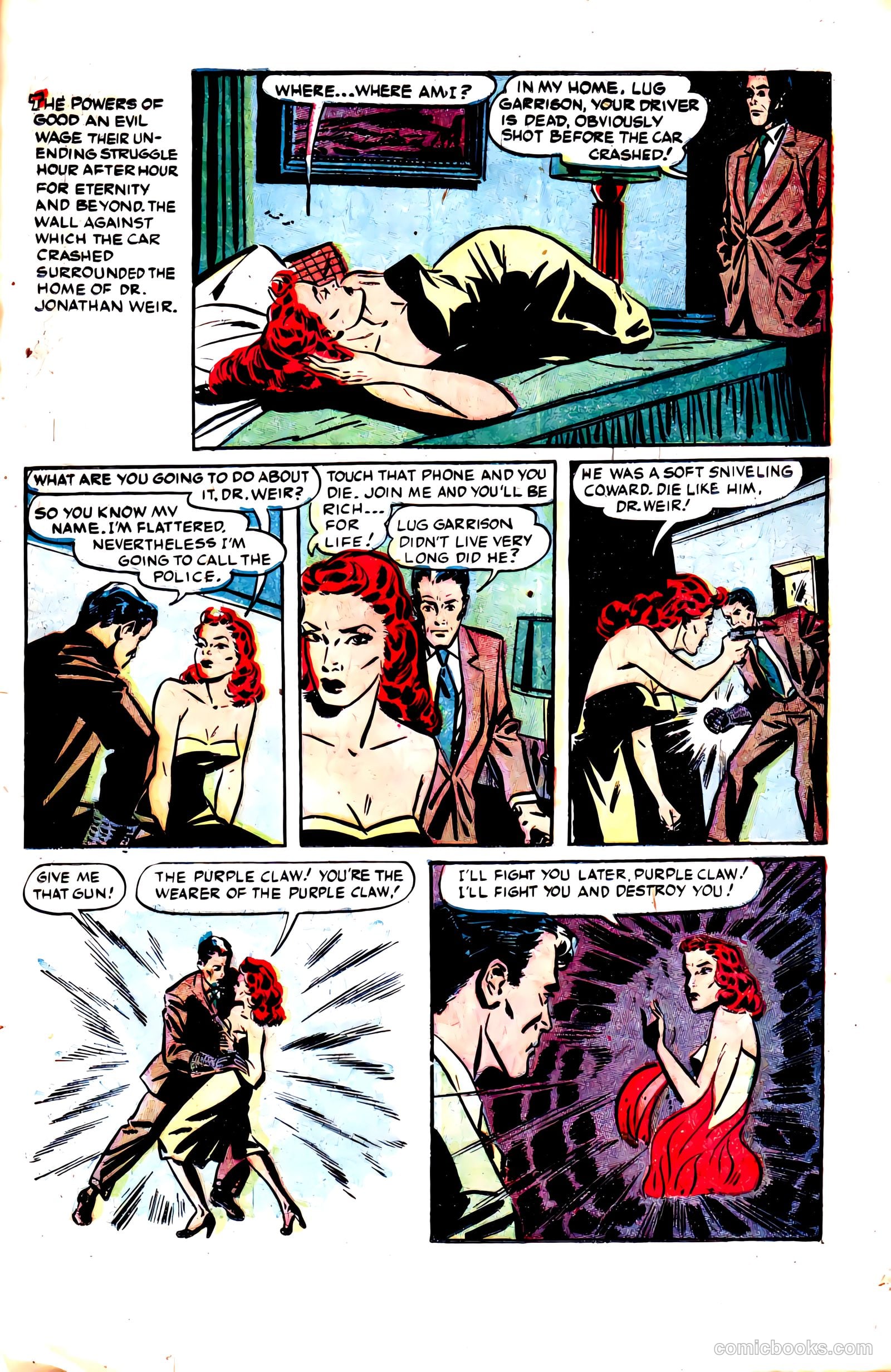 The Purple Claw #1 (1953) — page 15 of 36