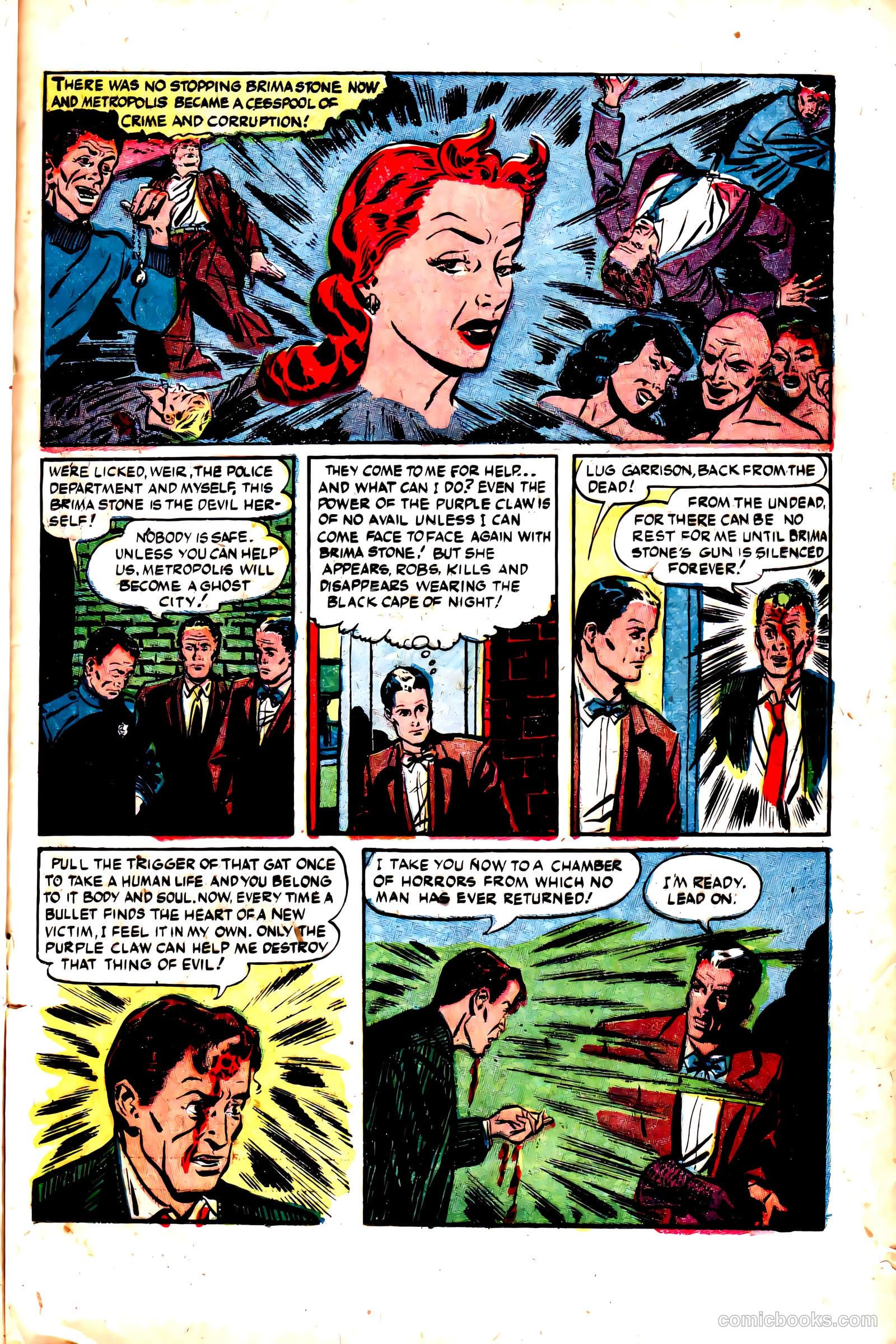 The Purple Claw #1 (1953) — page 17 of 36