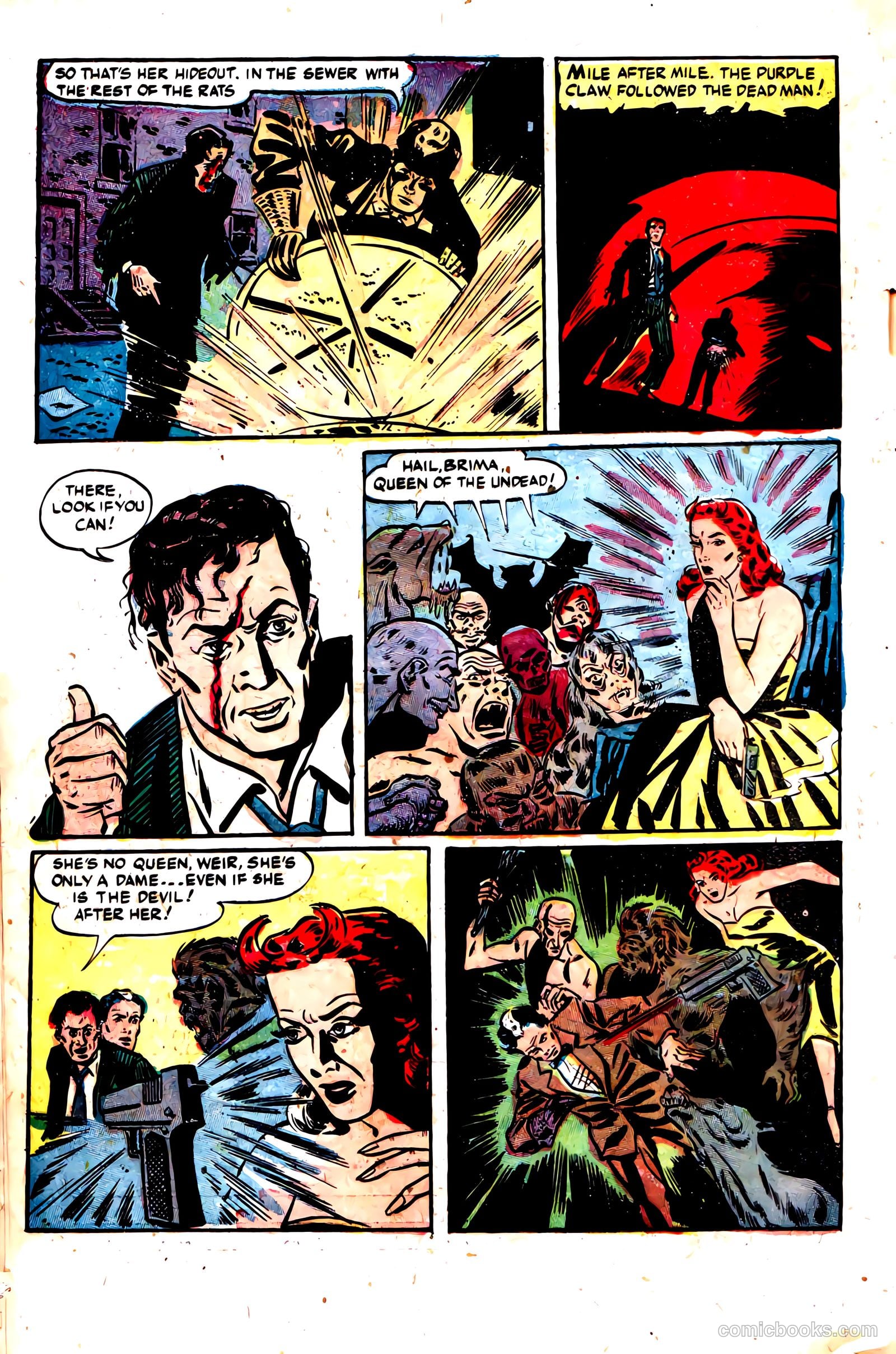 The Purple Claw #1 (1953) — page 20 of 36