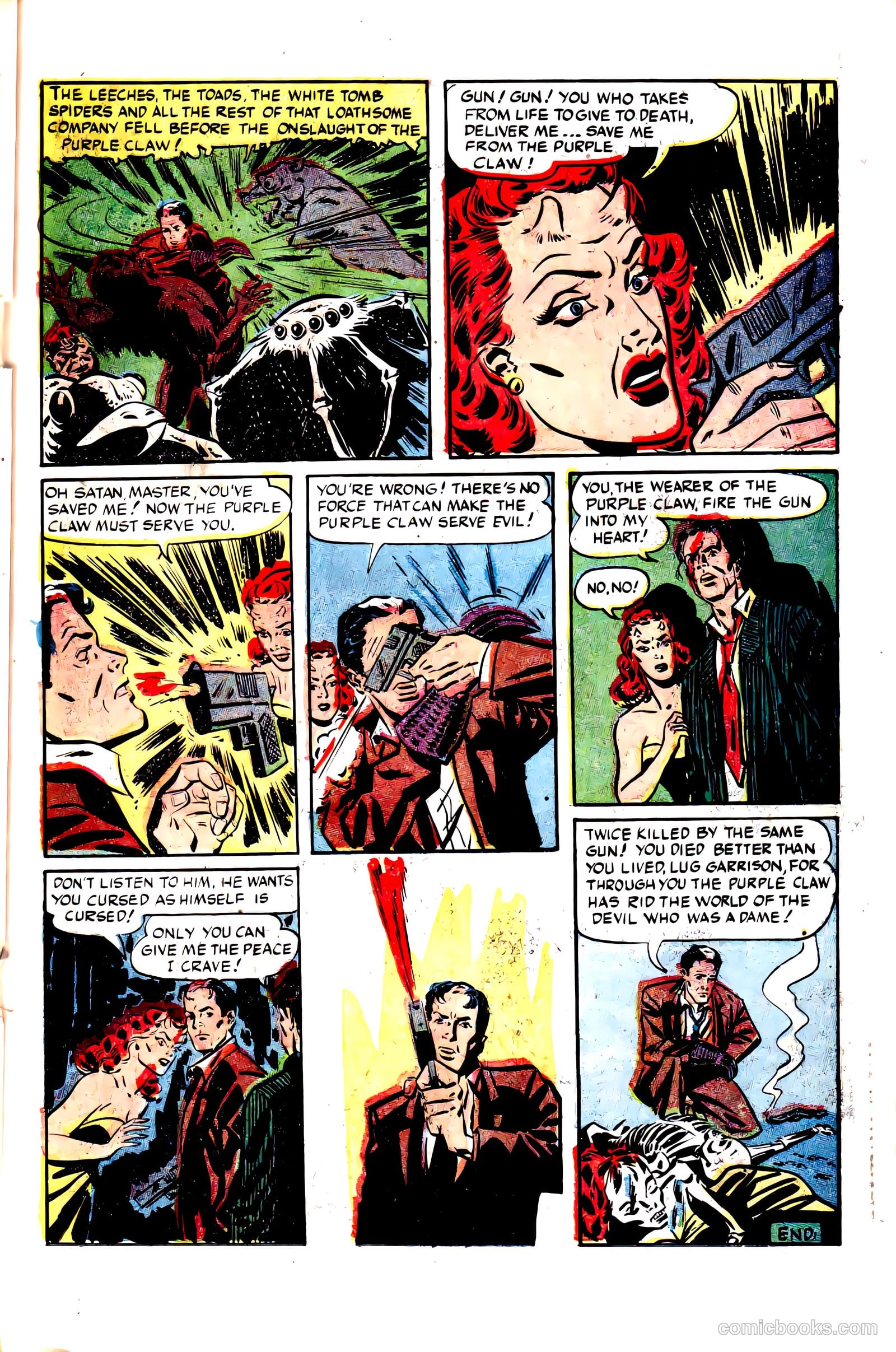 The Purple Claw #1 (1953) — page 21 of 36