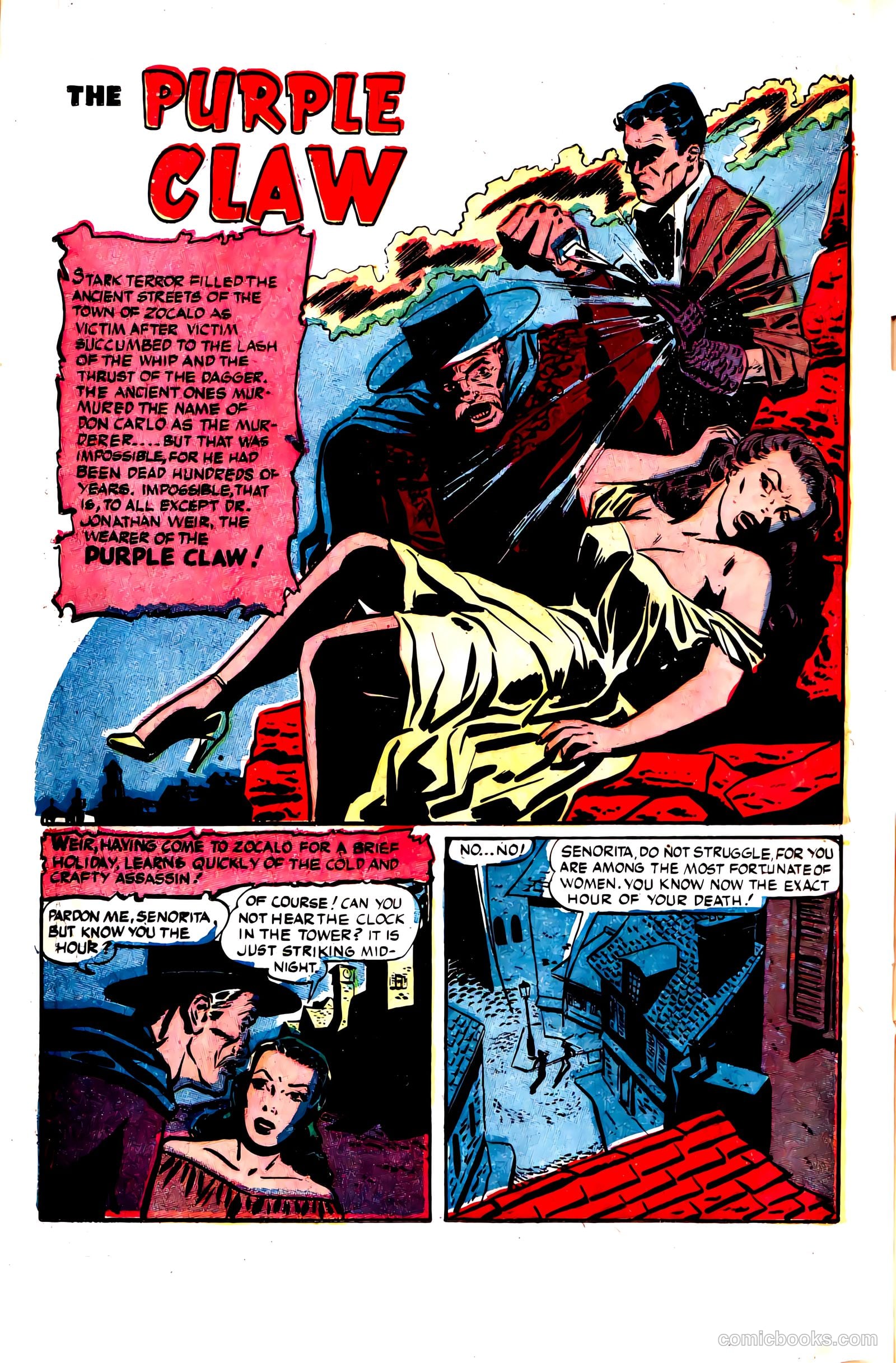 The Purple Claw #1 (1953) — page 22 of 36