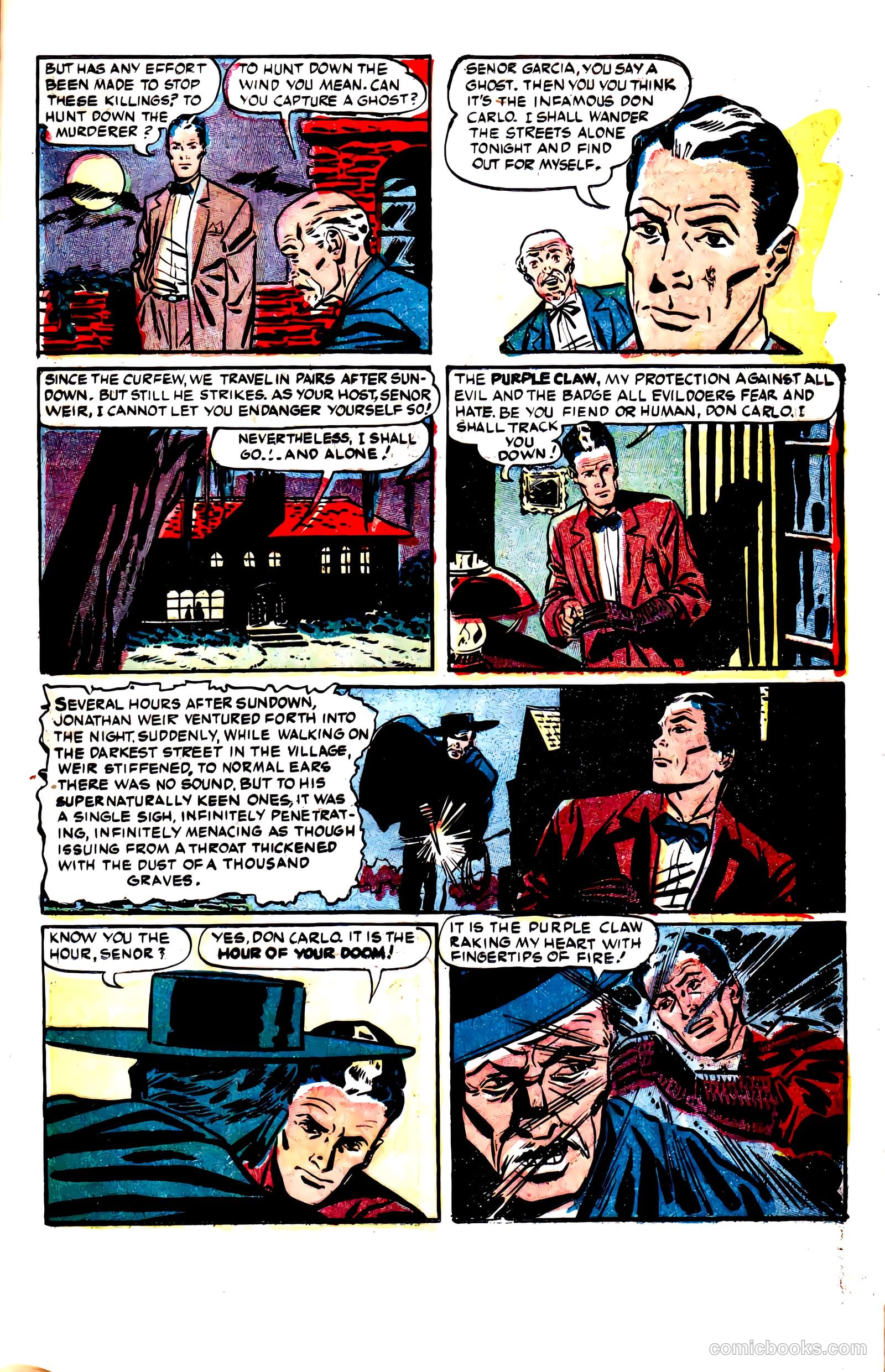 The Purple Claw #1 (1953) — page 23 of 36