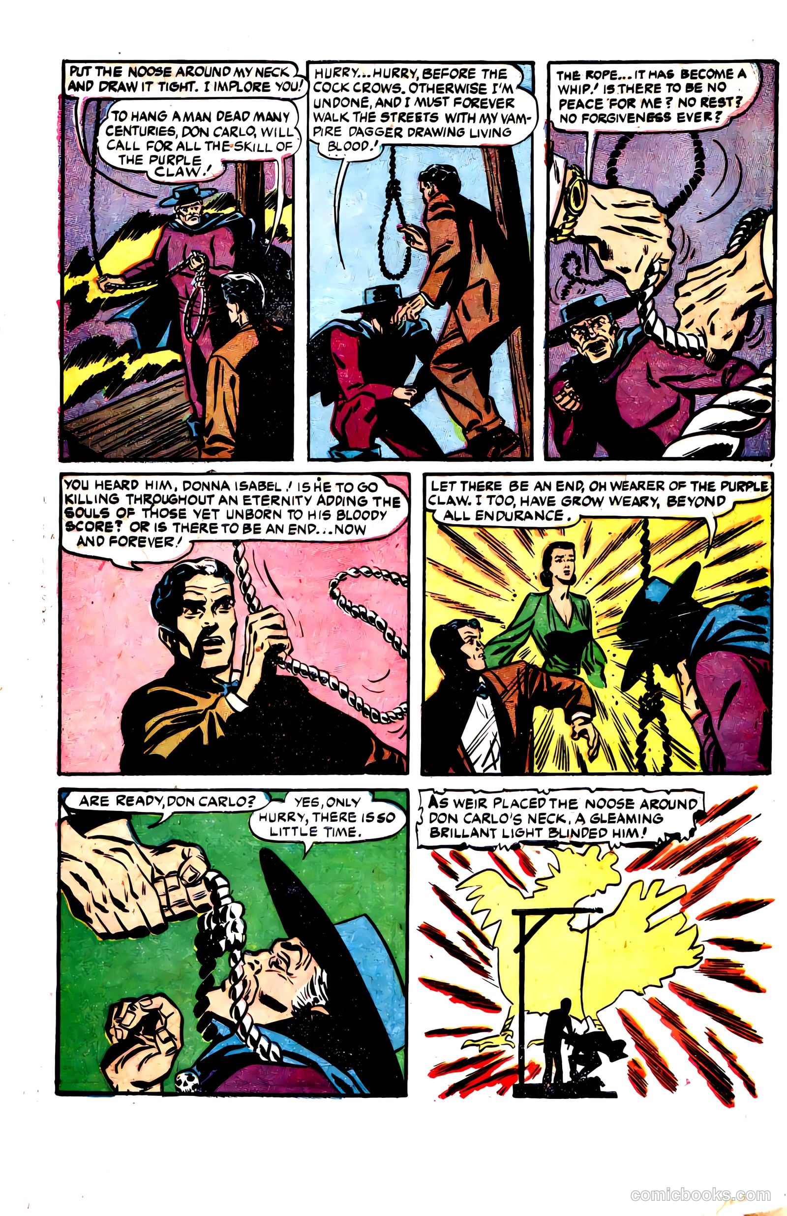 The Purple Claw #1 (1953) — page 28 of 36