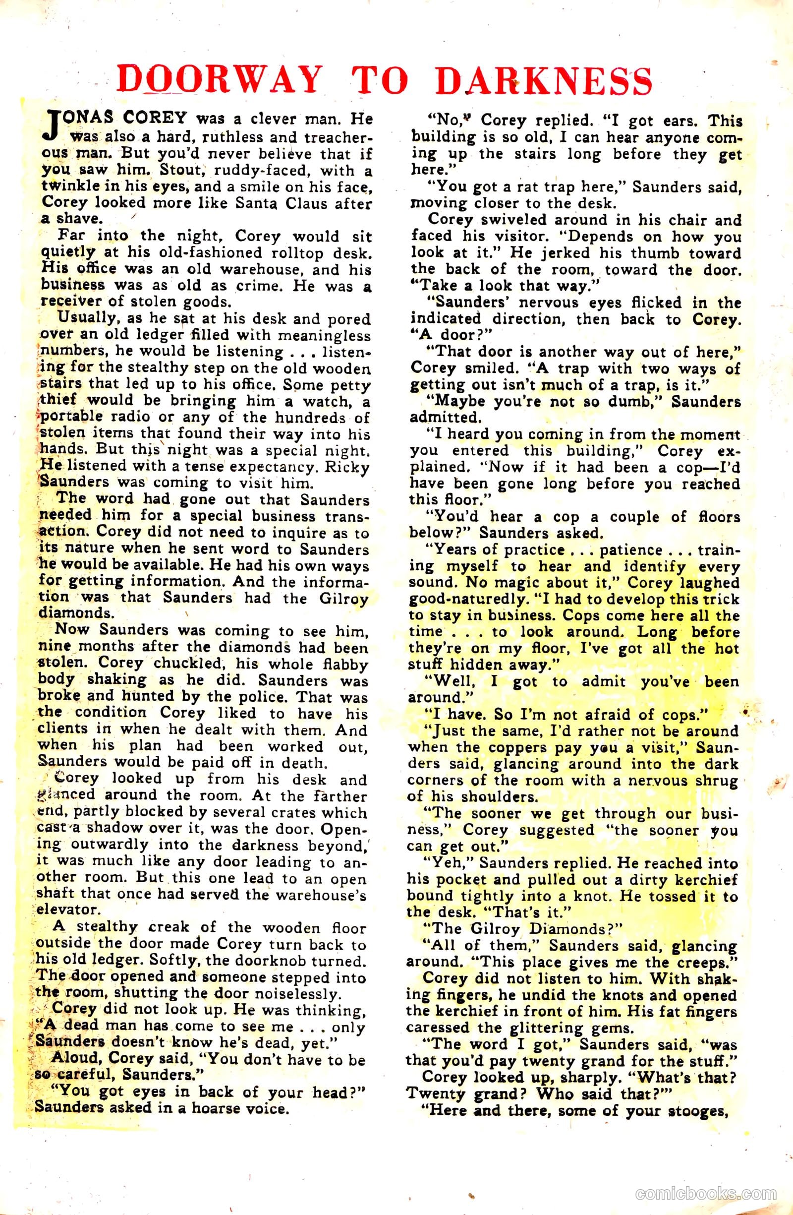 The Purple Claw #1 (1953) — page 30 of 36