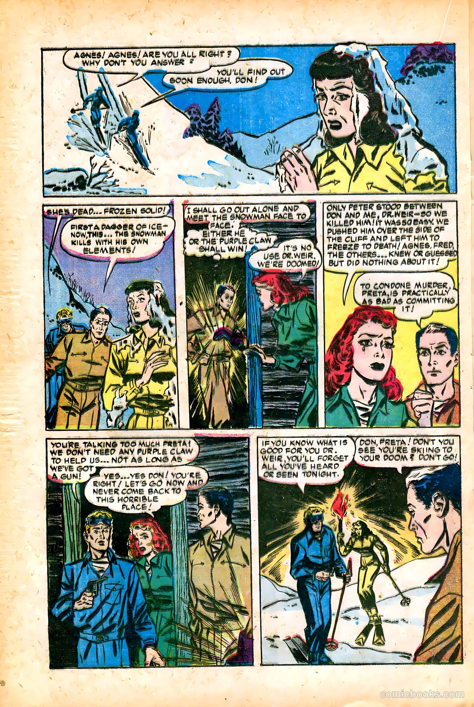 The Purple Claw #2 (1953) — page 20 of 36