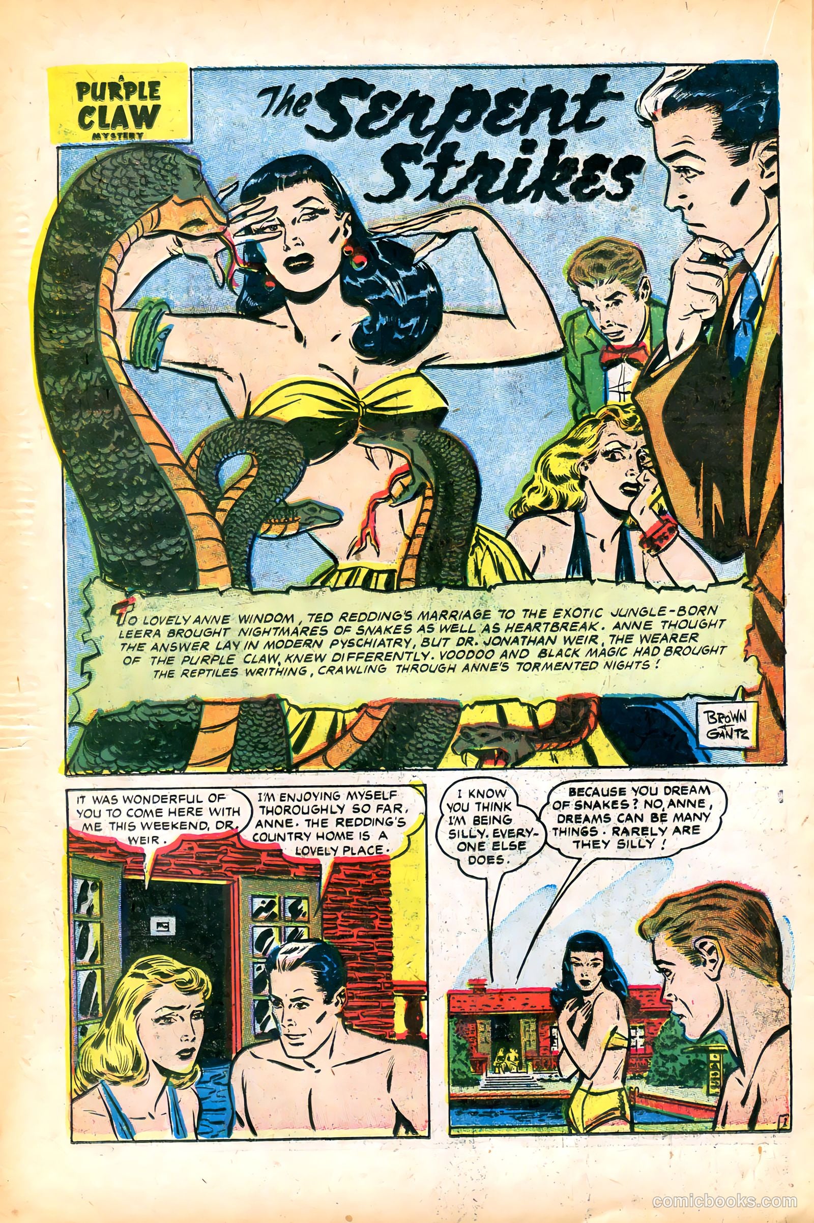 The Purple Claw #2 (1953) — page 22 of 36