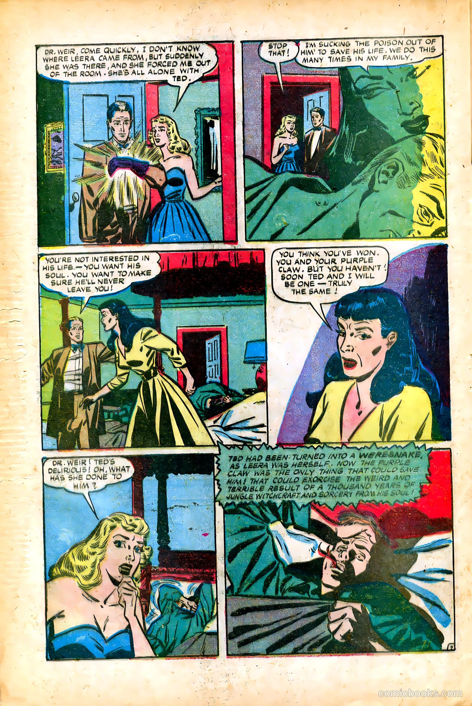 The Purple Claw #2 (1953) — page 28 of 36