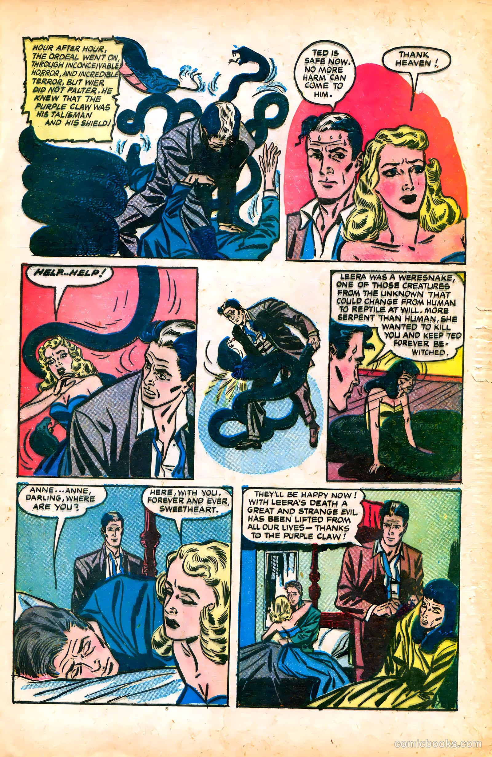 The Purple Claw #2 (1953) — page 29 of 36