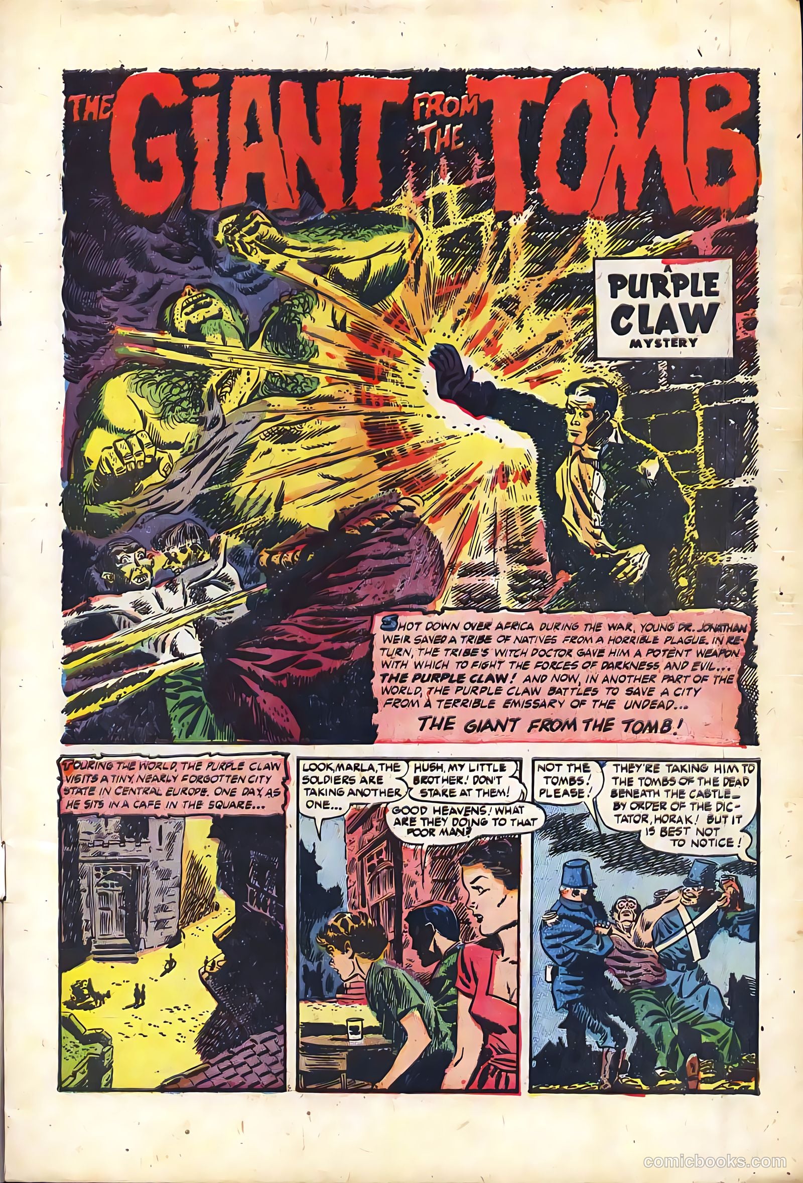 The Purple Claw #3 (1953) — page 3 of 36