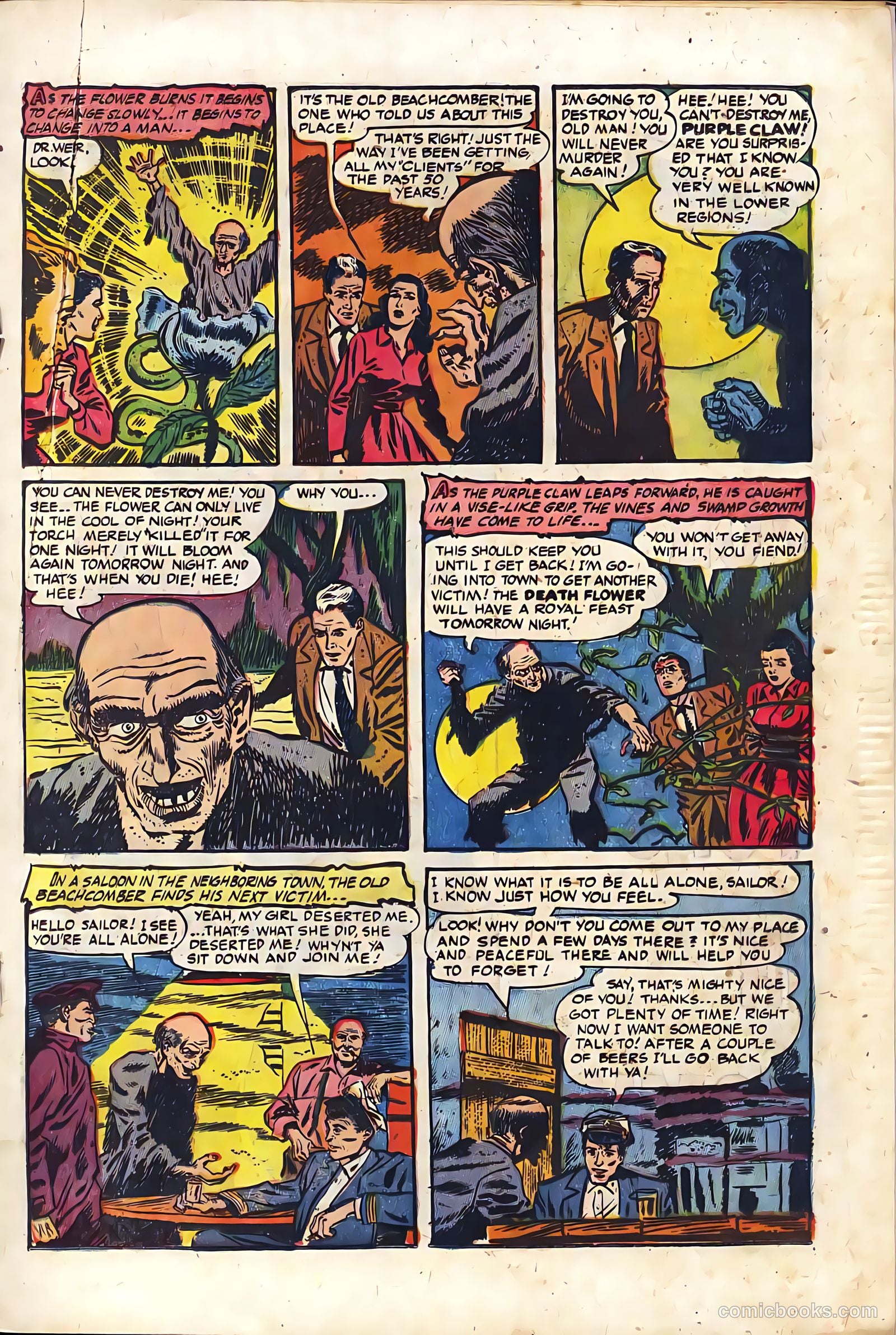The Purple Claw #3 (1953) — page 19 of 36