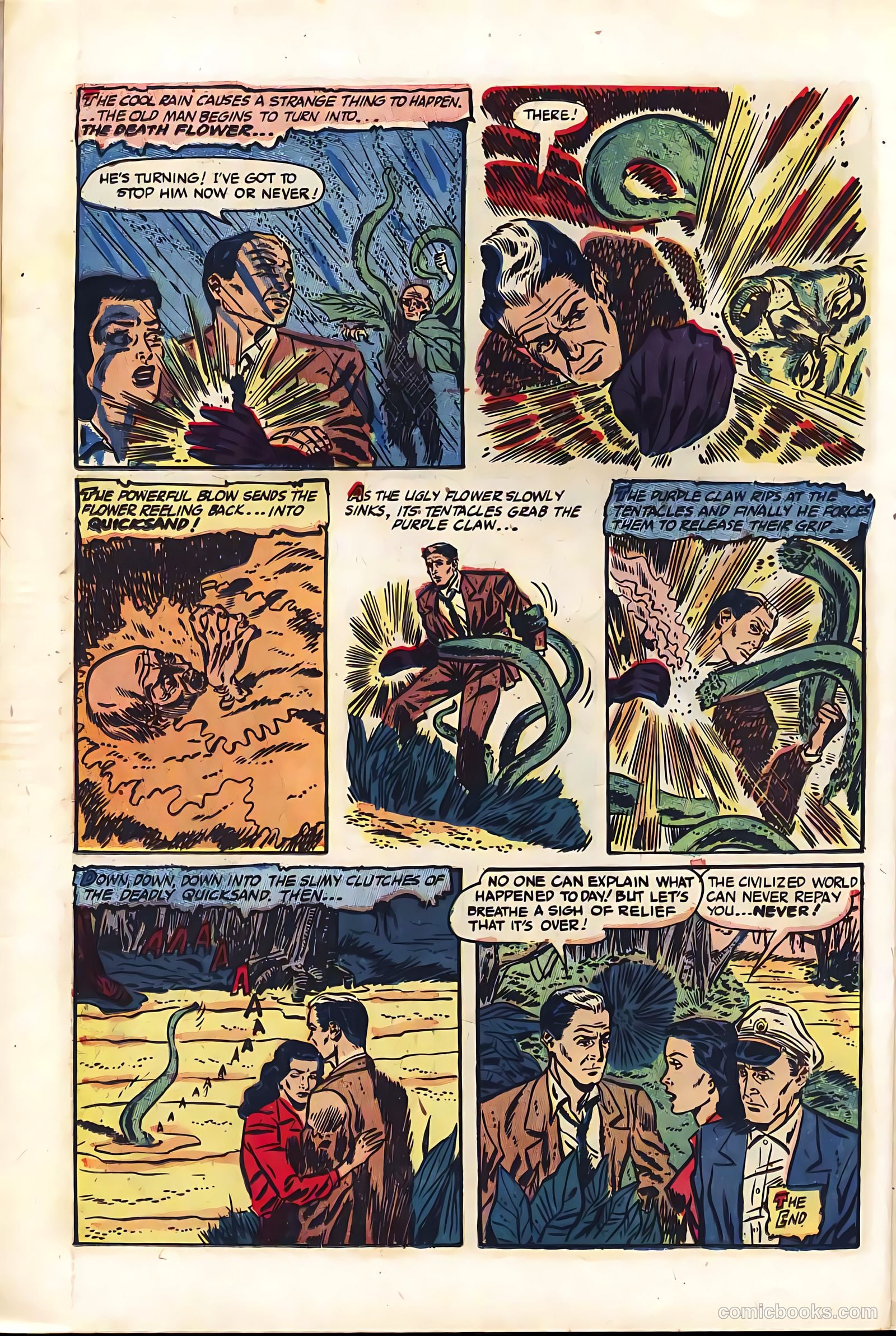 The Purple Claw #3 (1953) — page 22 of 36