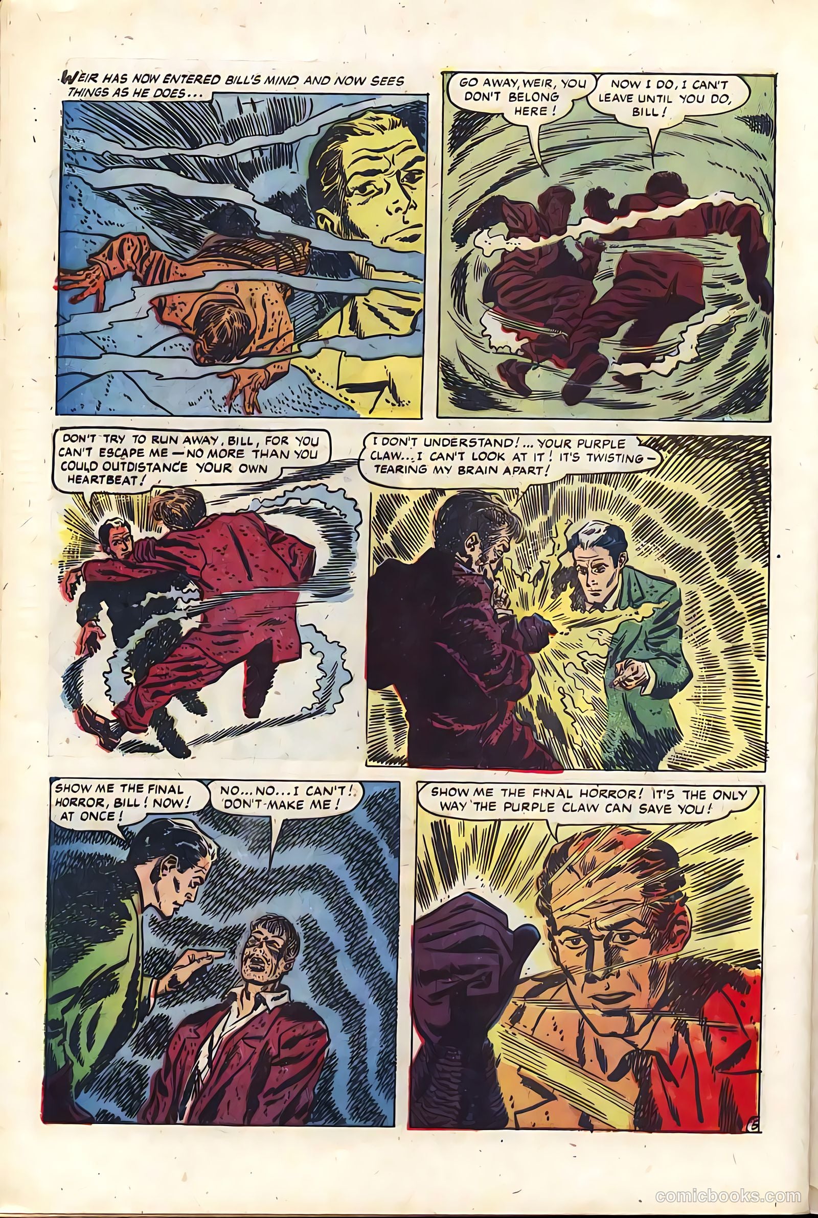 The Purple Claw #3 (1953) — page 28 of 36