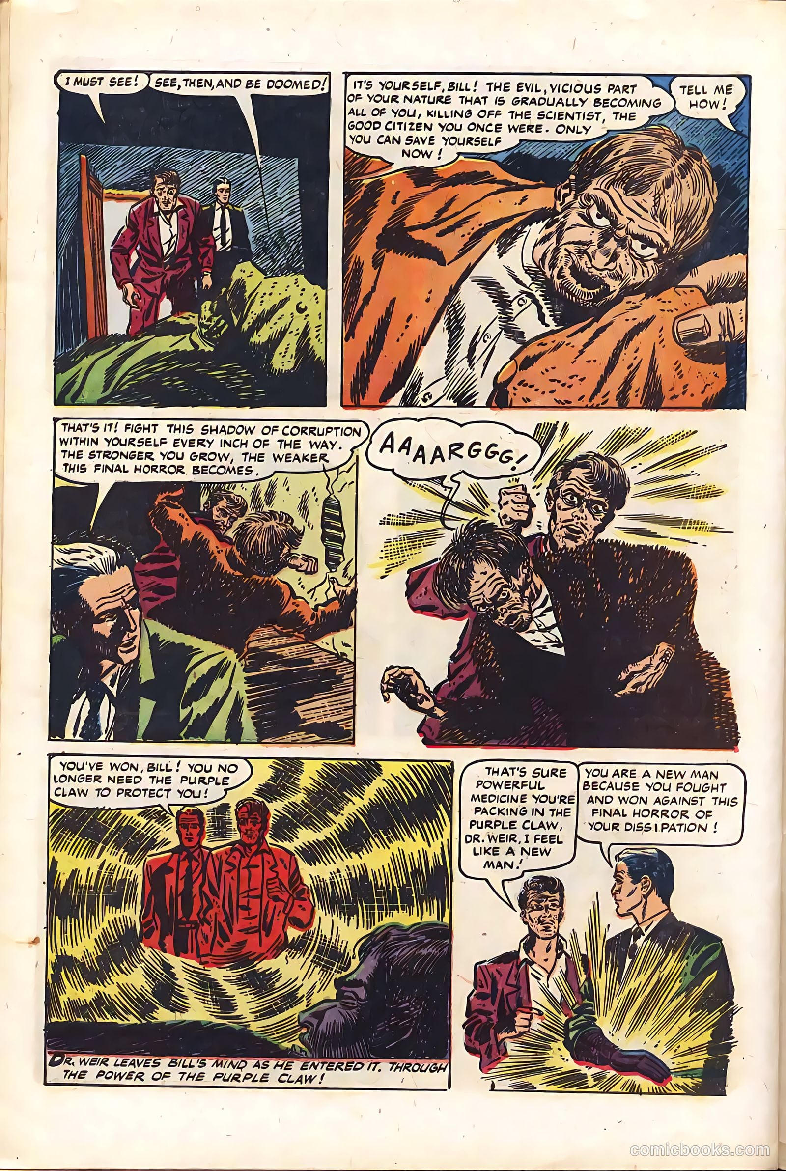 The Purple Claw #3 (1953) — page 30 of 36