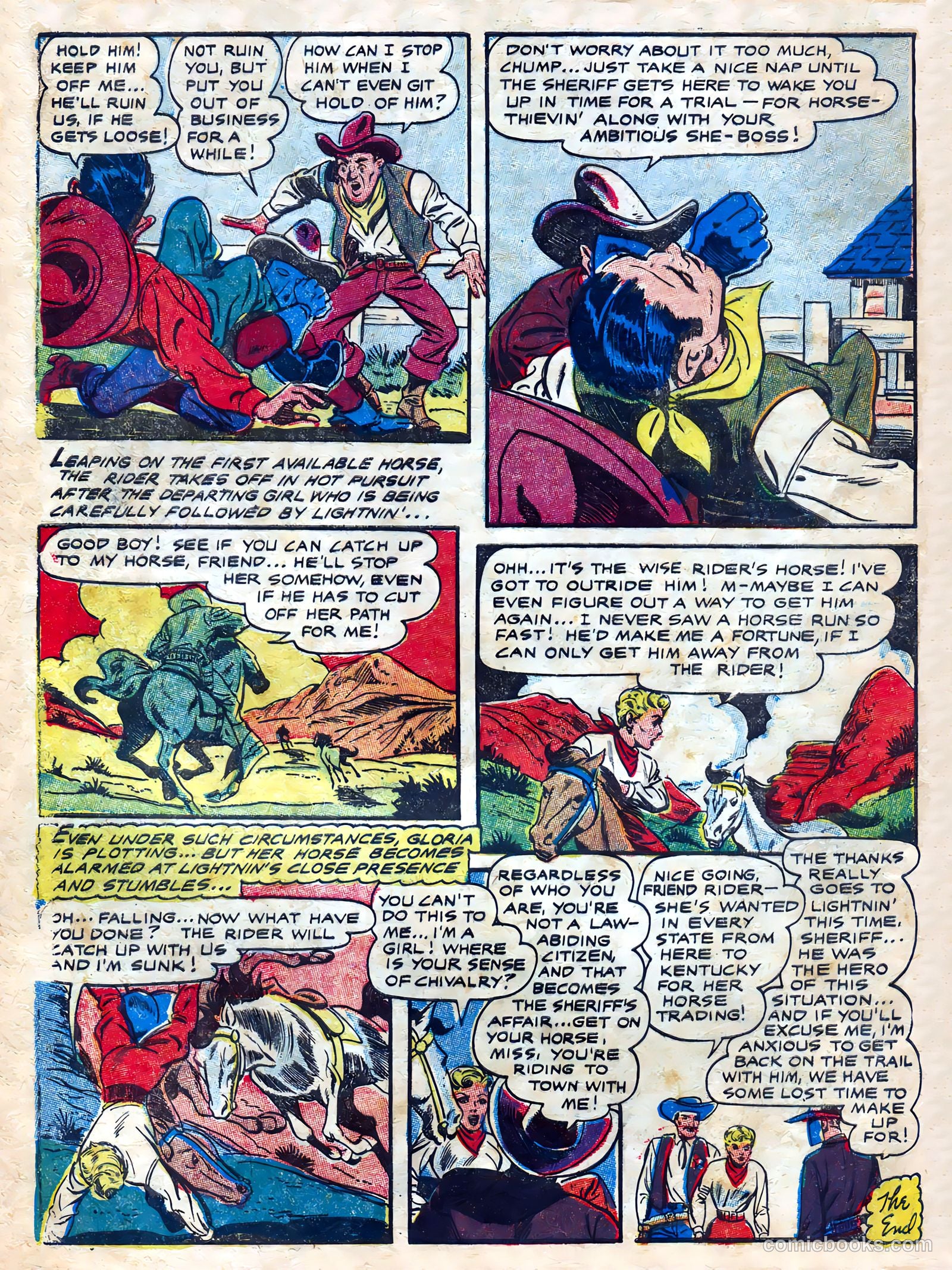 The Rider #4 (1957) — page 34 of 36