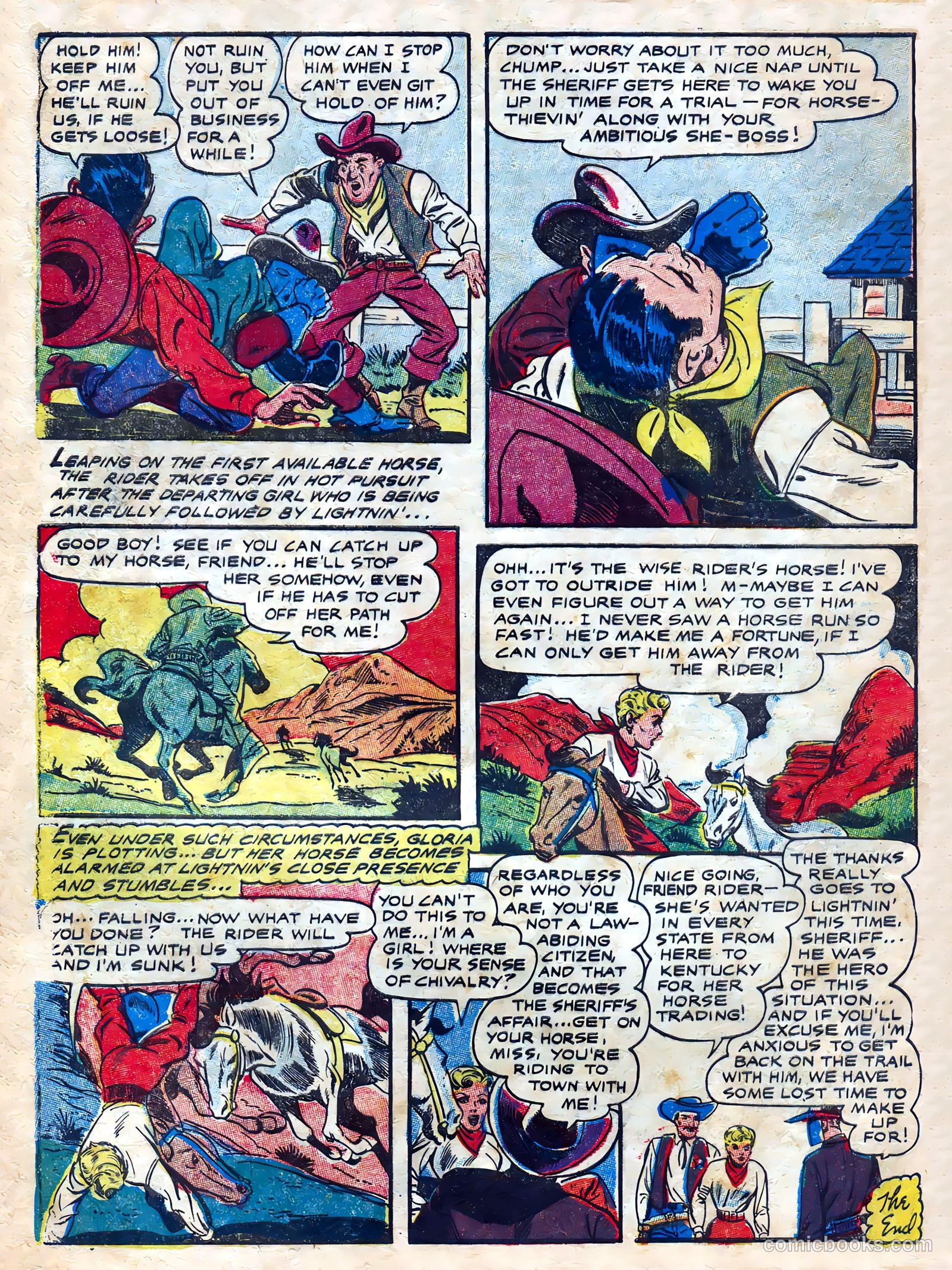The Rider #4 (1957) — page 34 of 36
