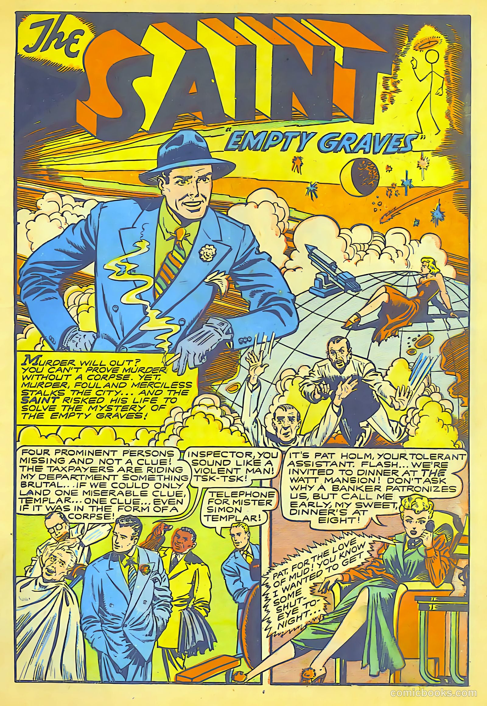 The Saint #1 (1947) — page 5 of 37
