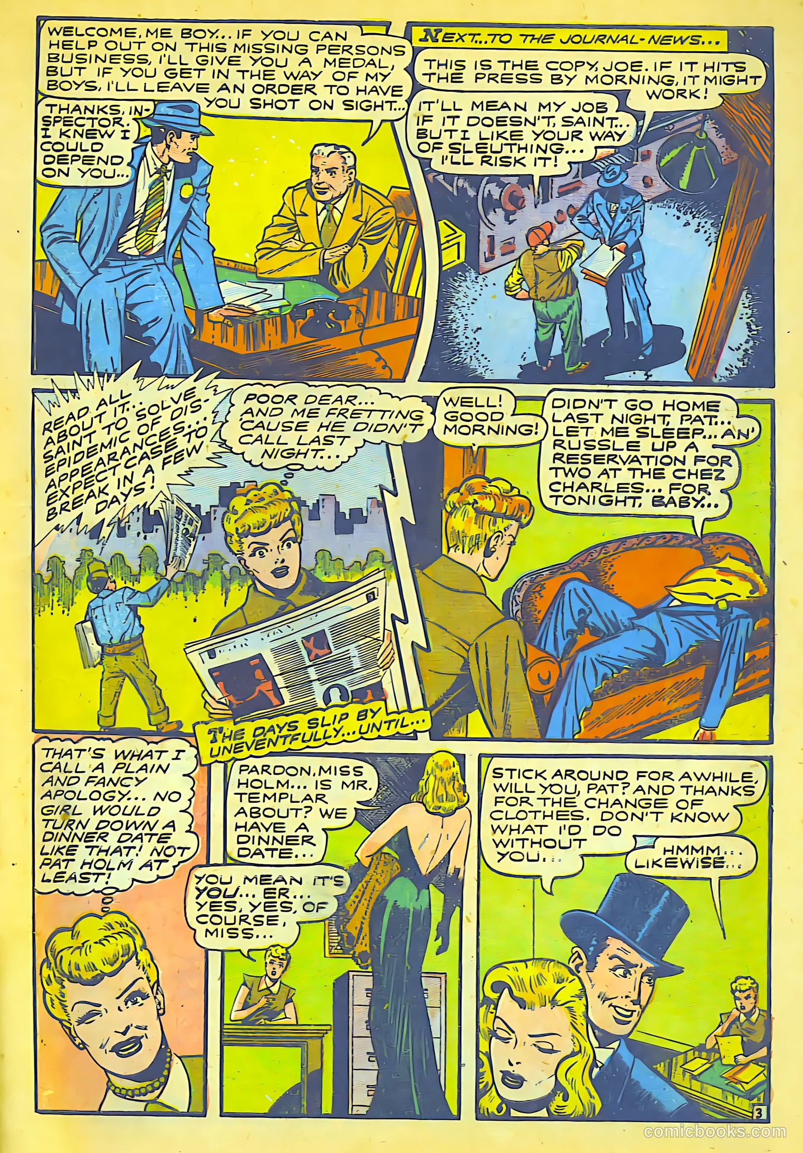 The Saint #1 (1947) — page 7 of 37