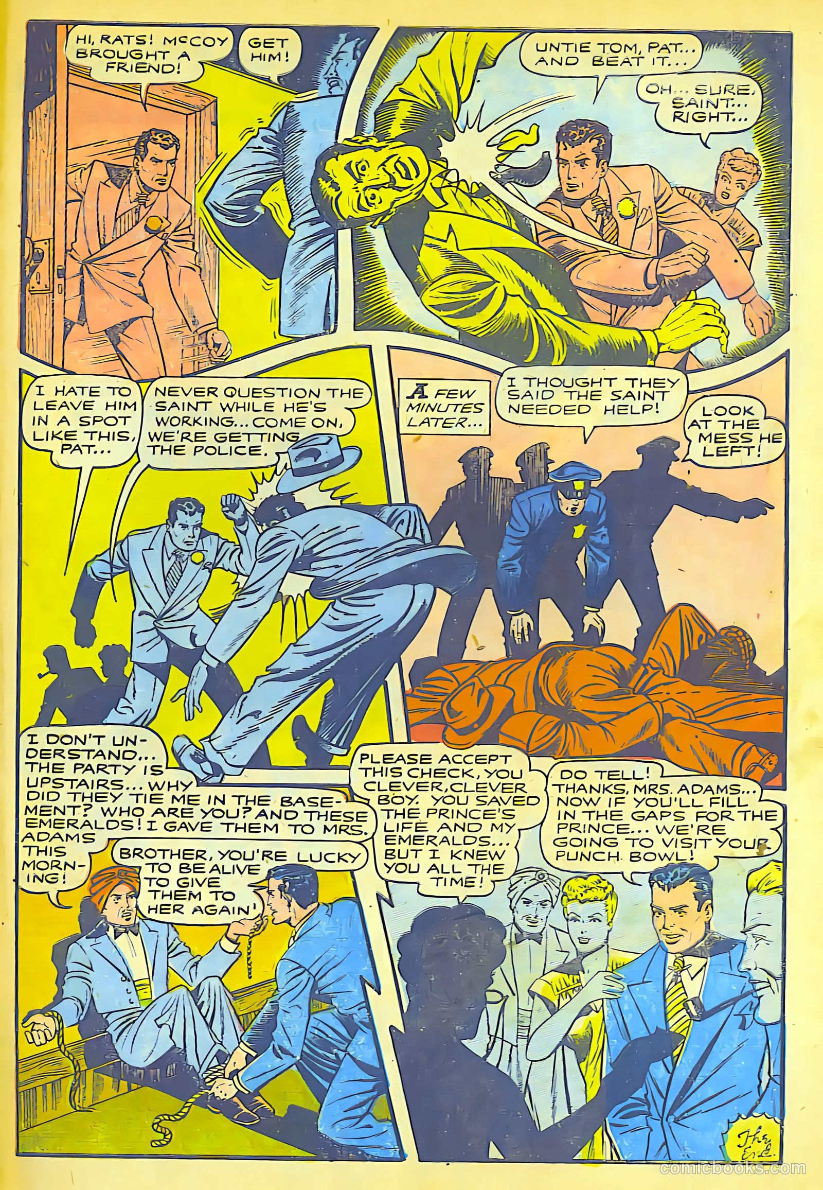 The Saint #1 (1947) — page 35 of 37