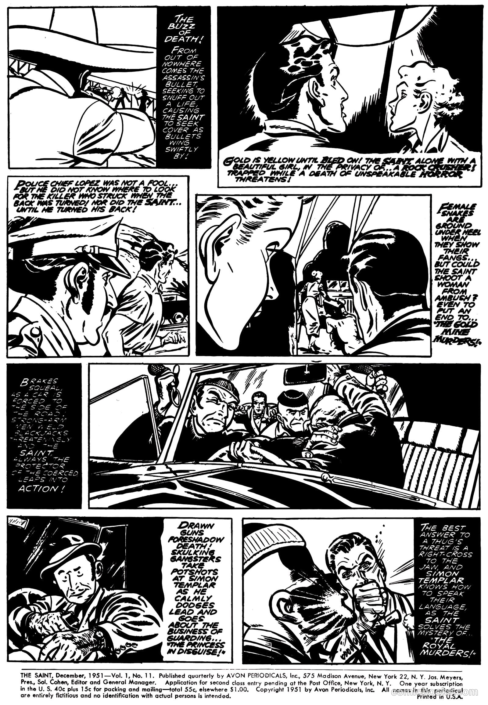 The Saint #11 (1951) — page 2 of 36