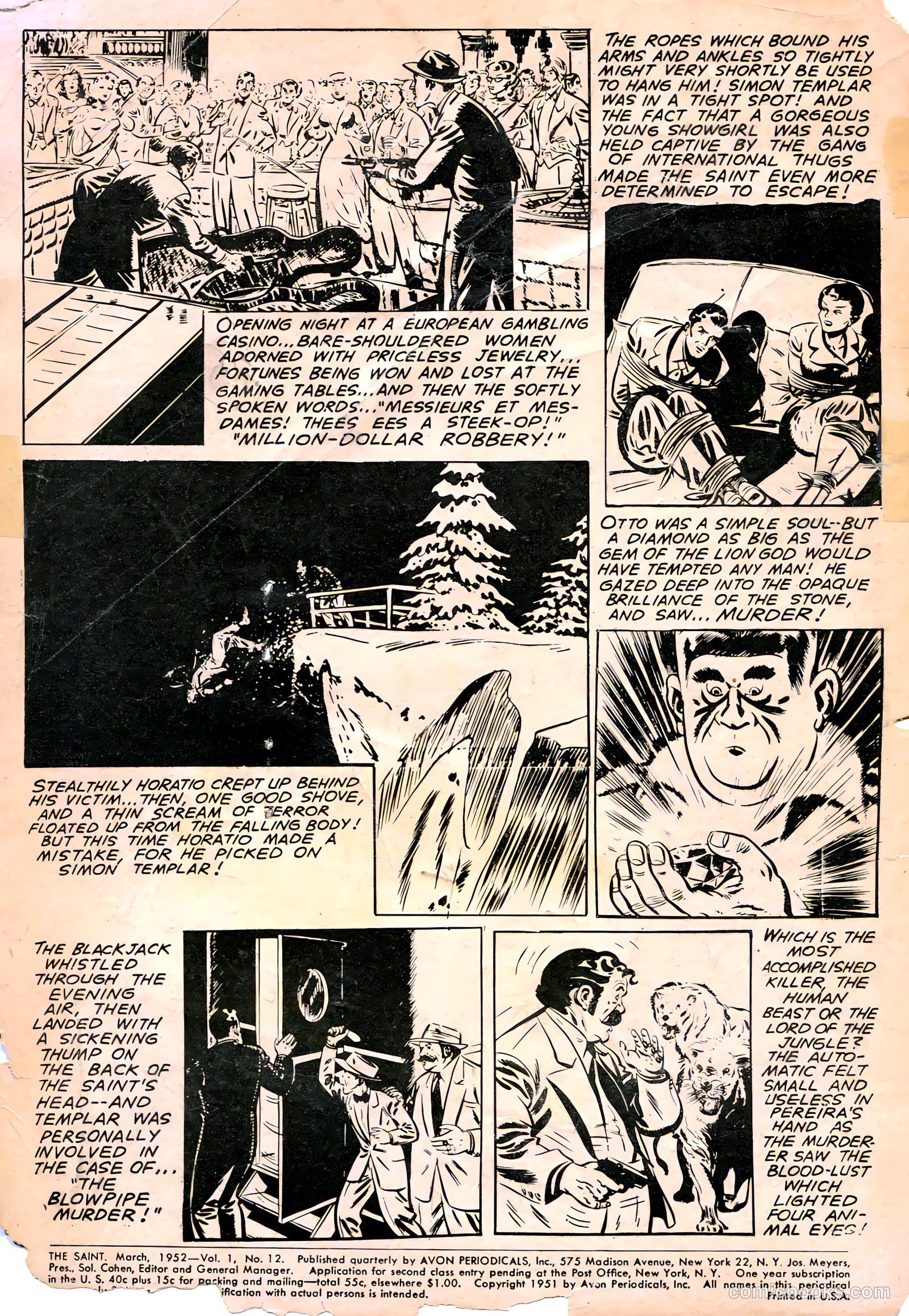 The Saint #12 (1952) — page 3 of 37