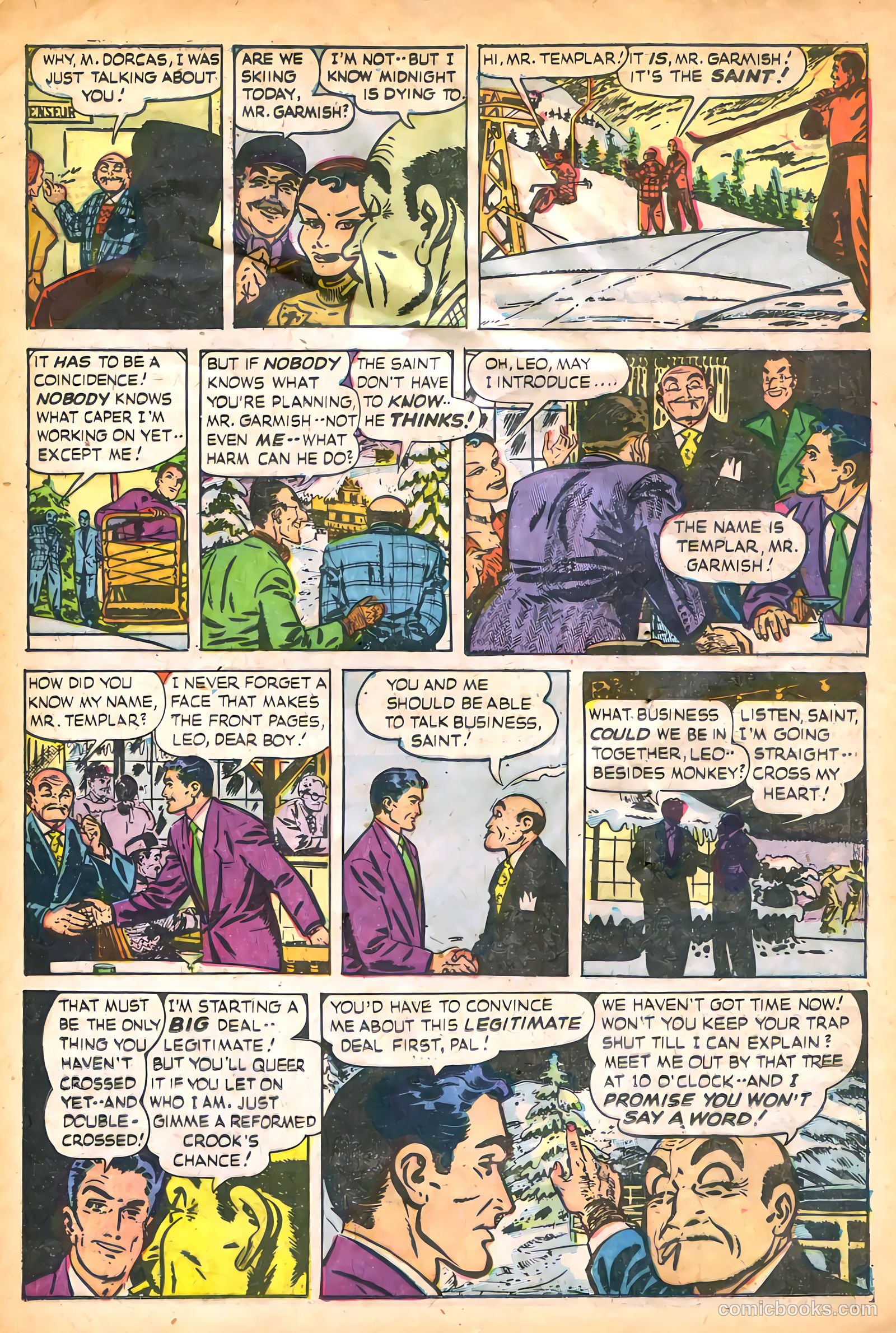 The Saint #12 (1952) — page 22 of 37