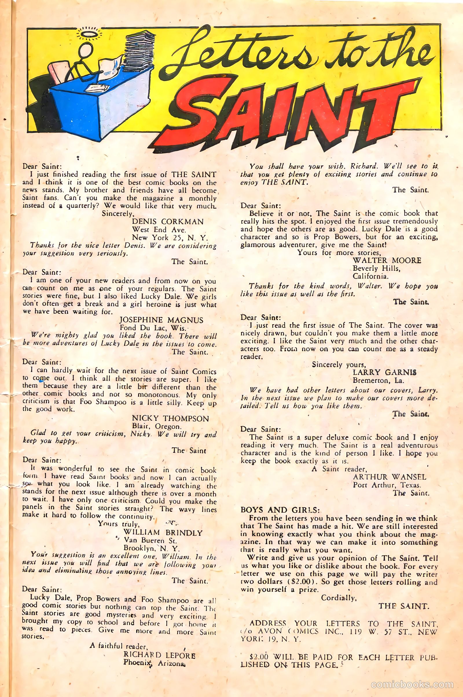 The Saint #2 (1947) — page 33 of 36