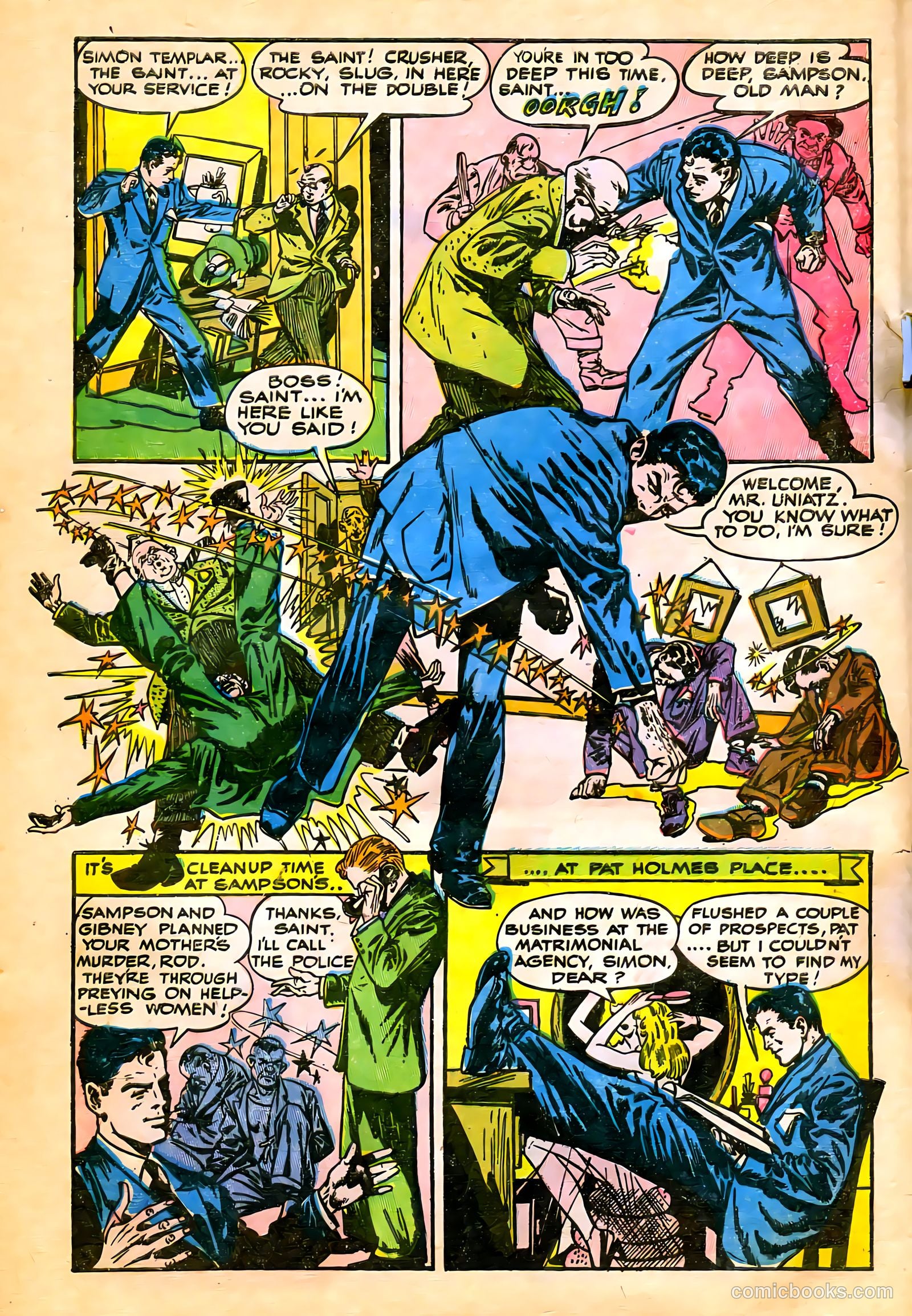 The Saint #3 (1948) — page 32 of 36