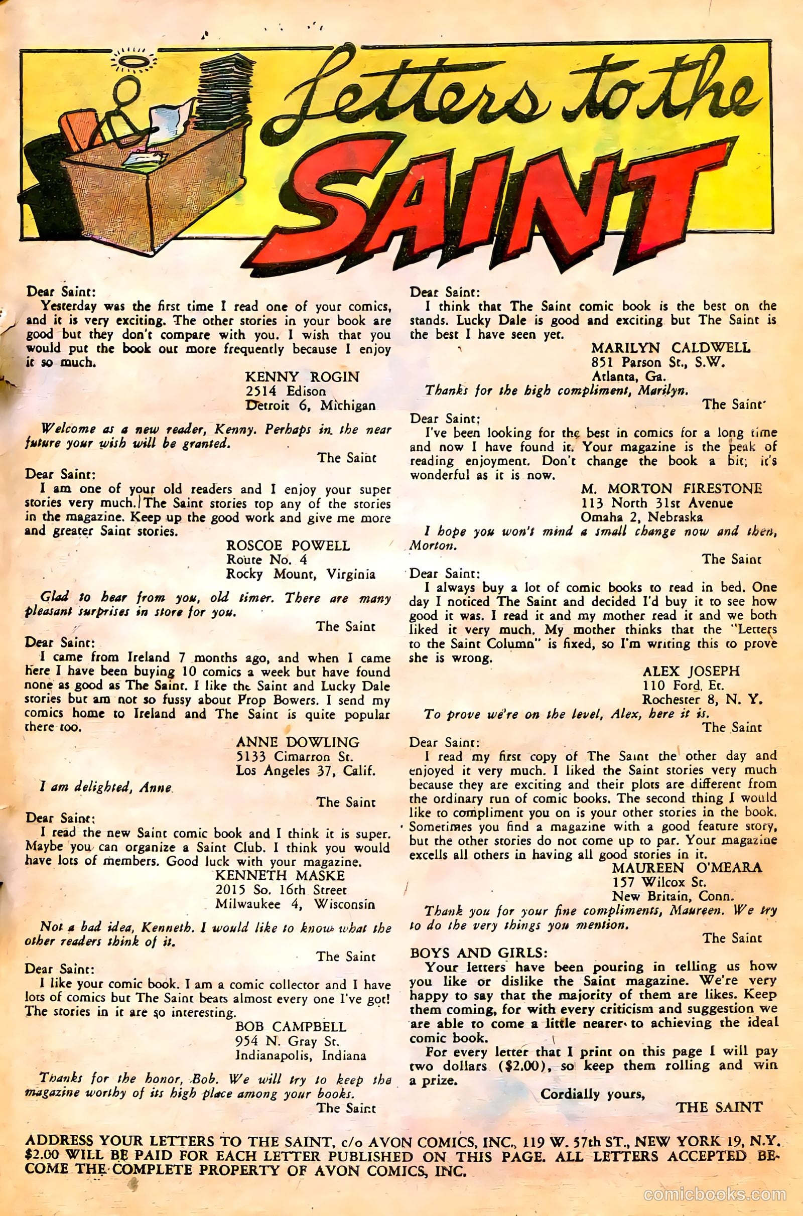 The Saint #3 (1948) — page 33 of 36