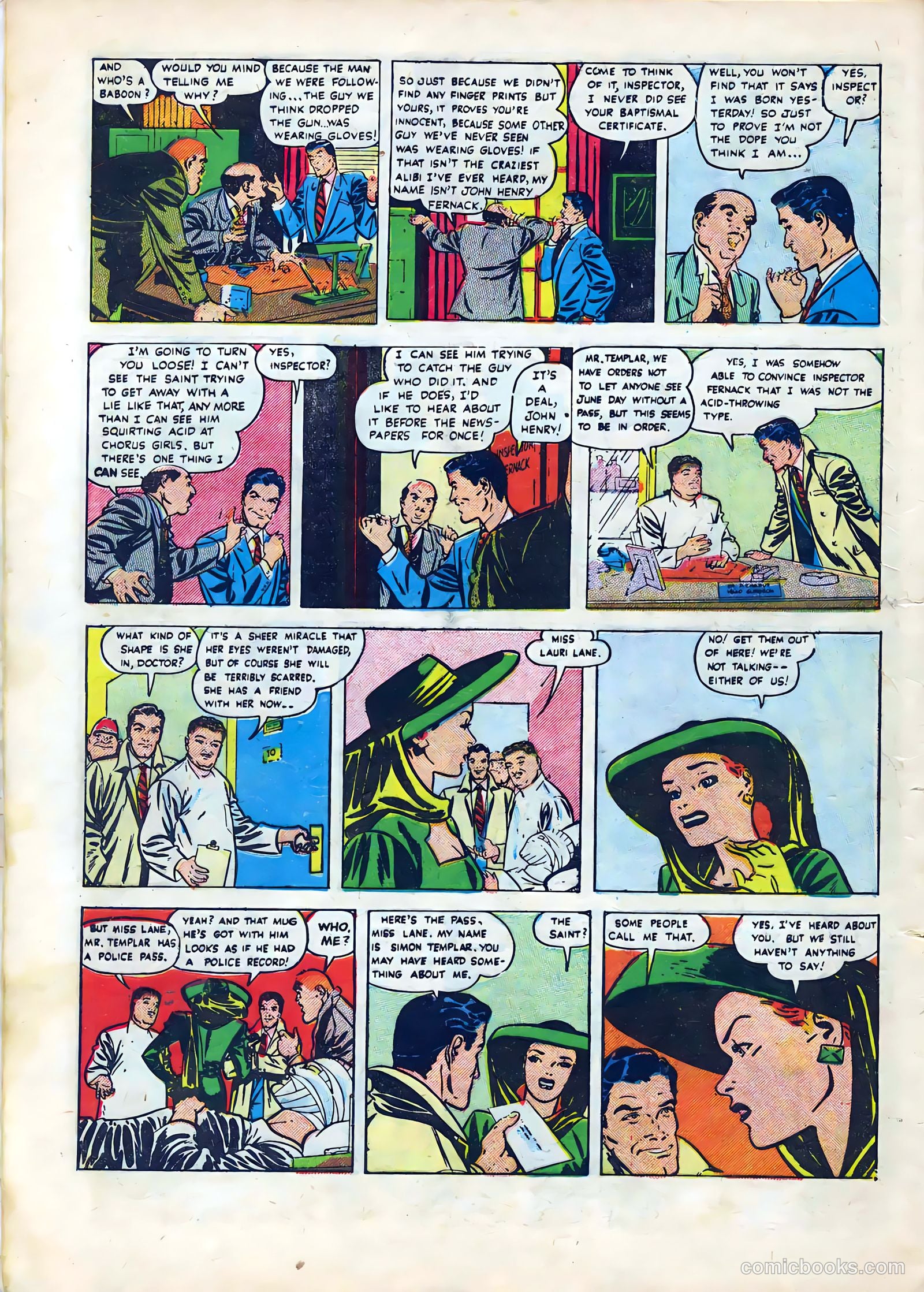 The Saint #8 (1950) — page 8 of 36