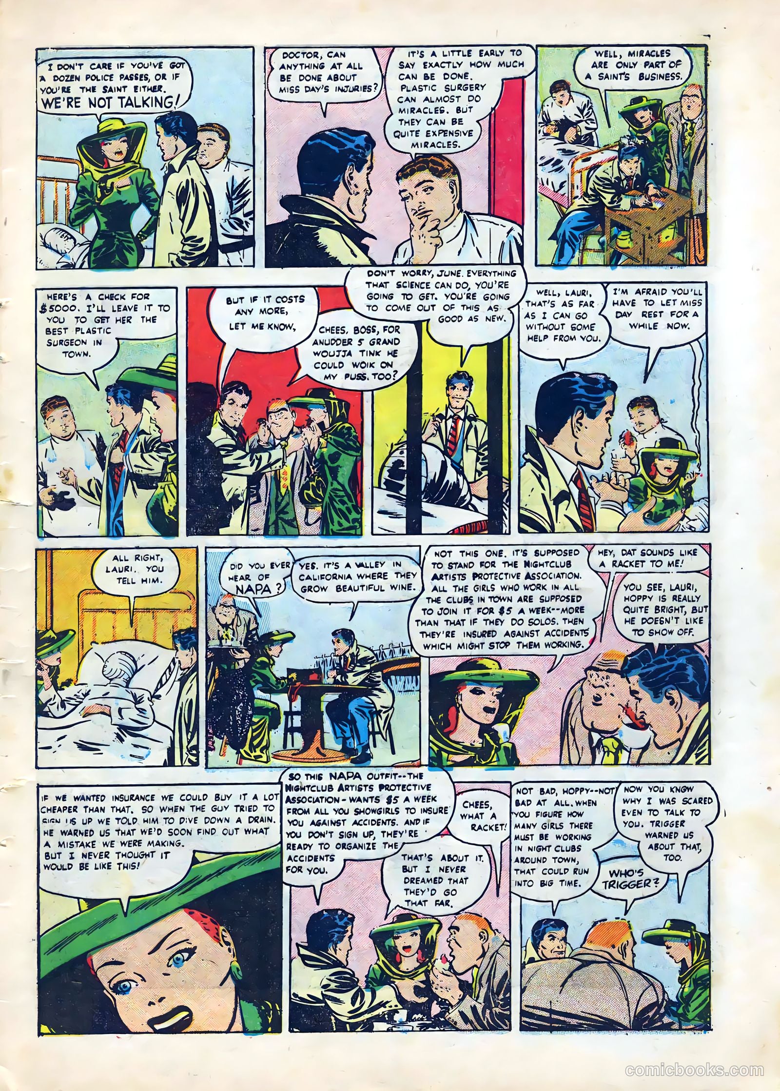 The Saint #8 (1950) — page 9 of 36