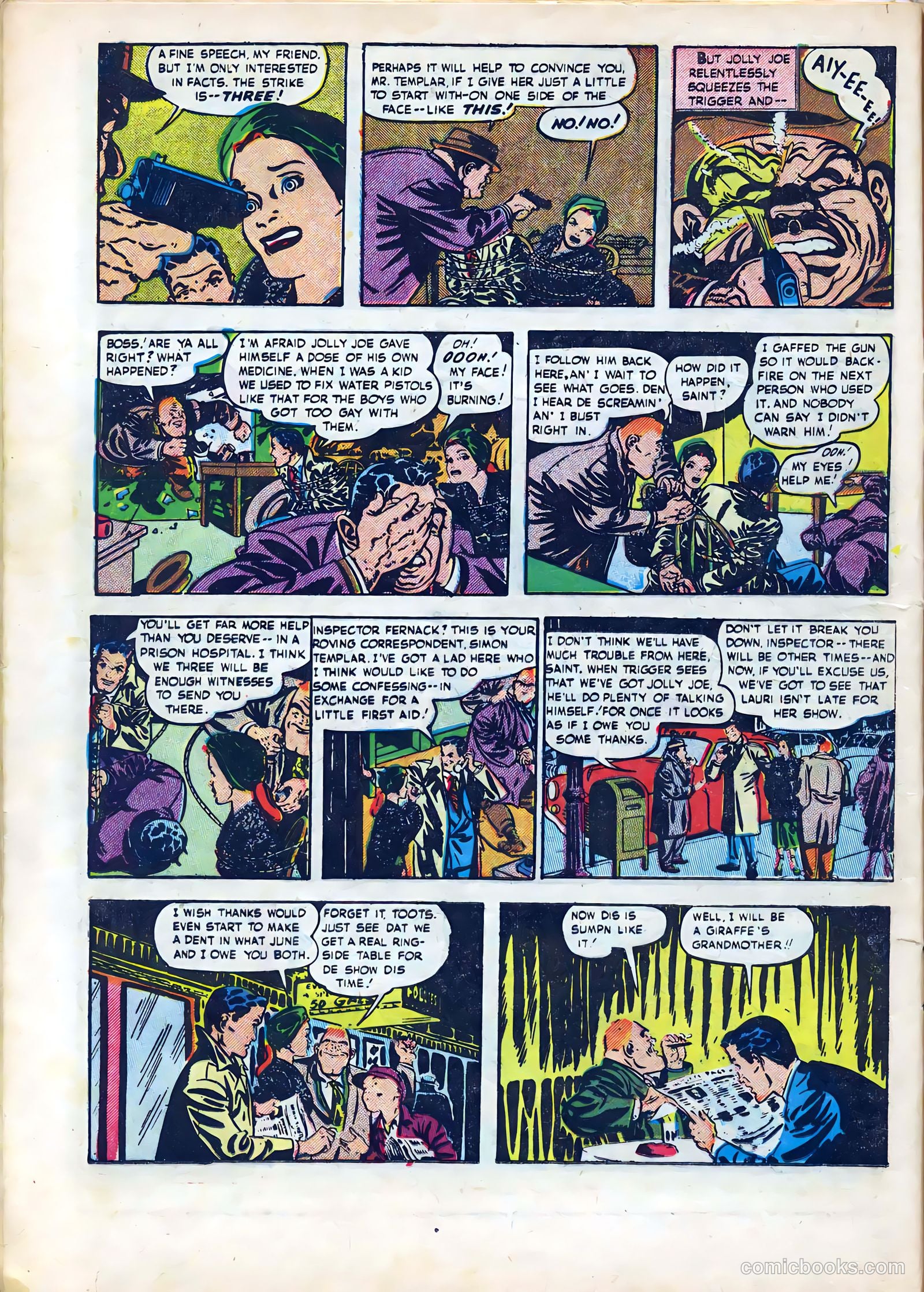 The Saint #8 (1950) — page 16 of 36
