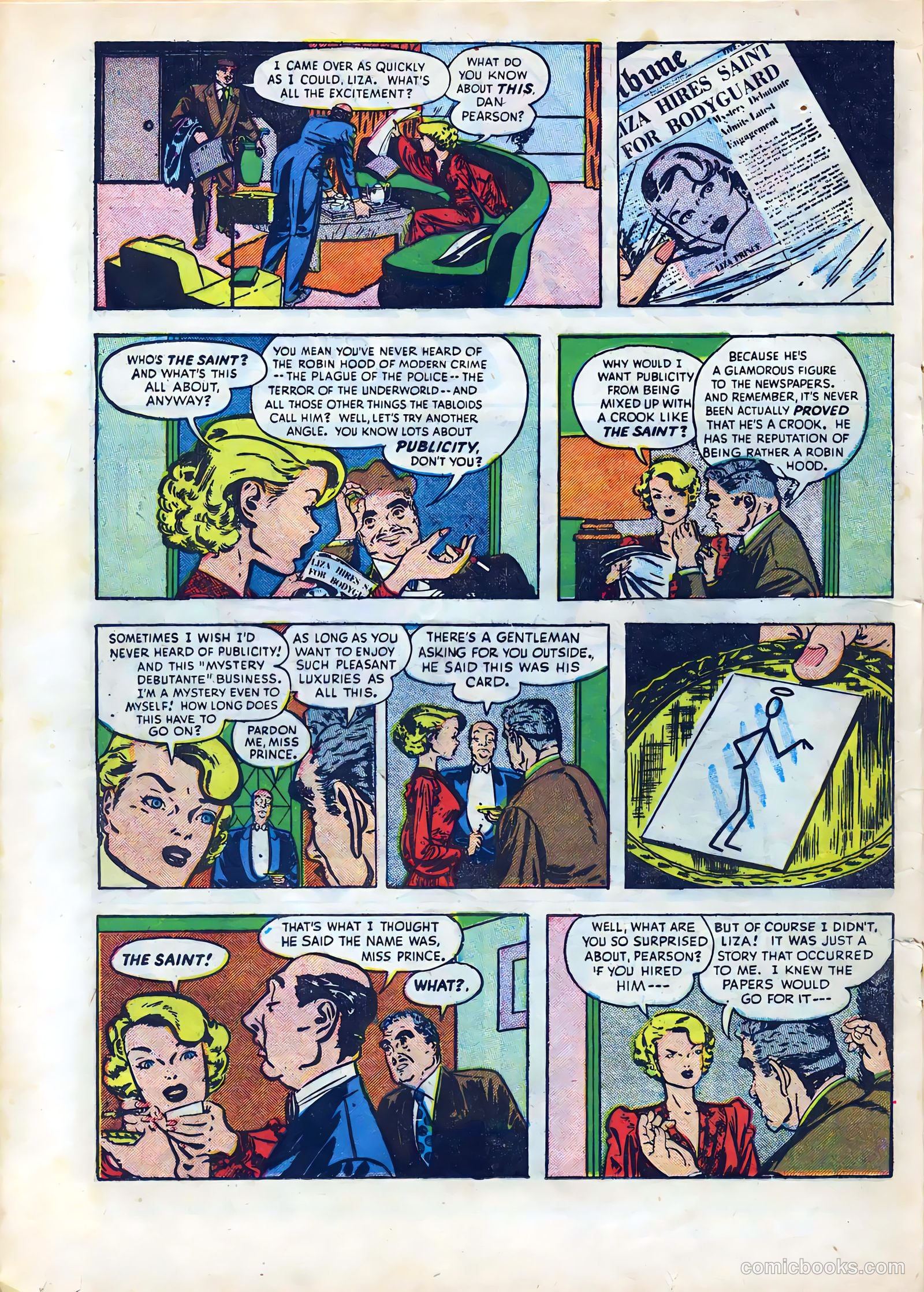 The Saint #8 (1950) — page 20 of 36