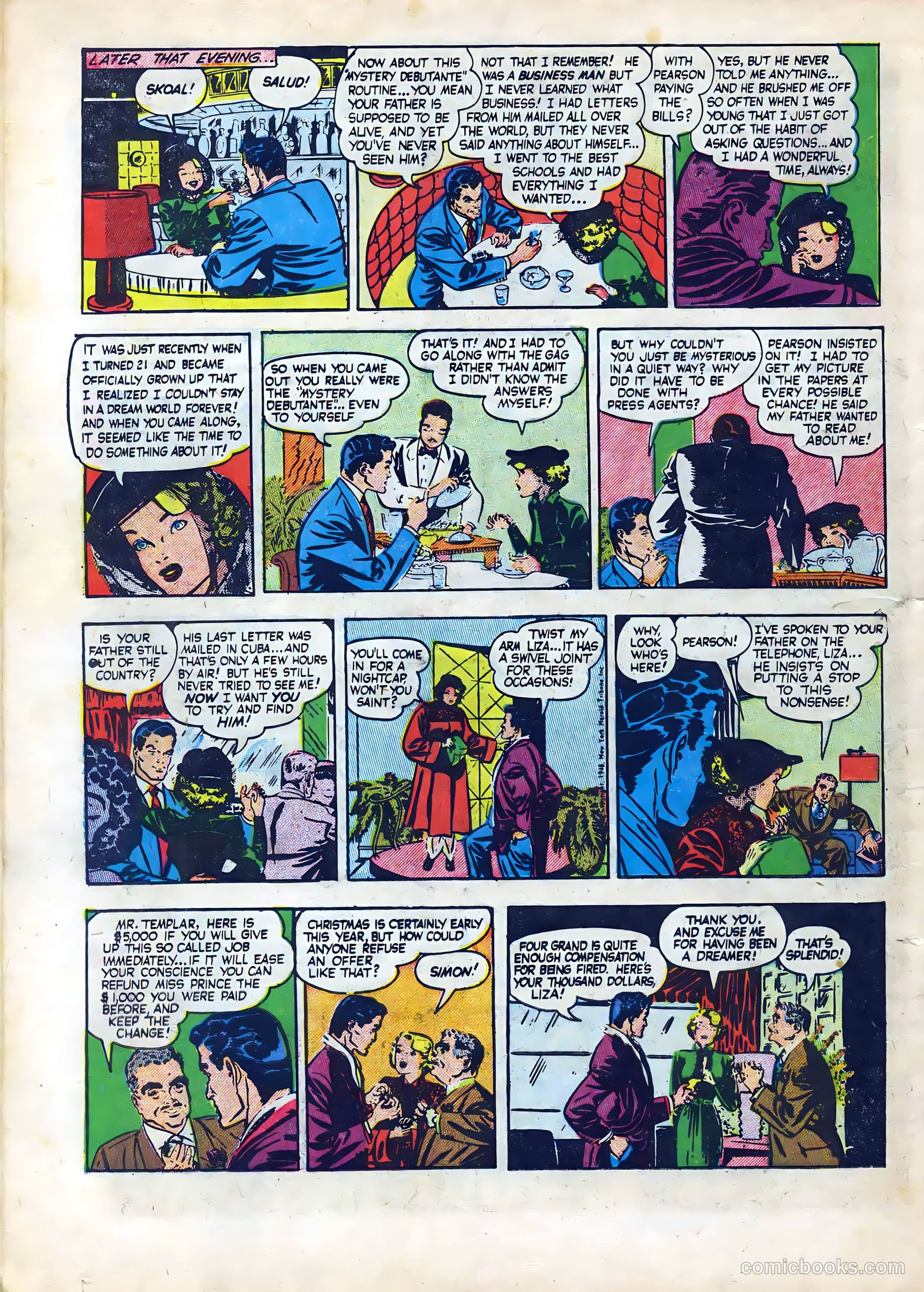 The Saint #8 (1950) — page 22 of 36
