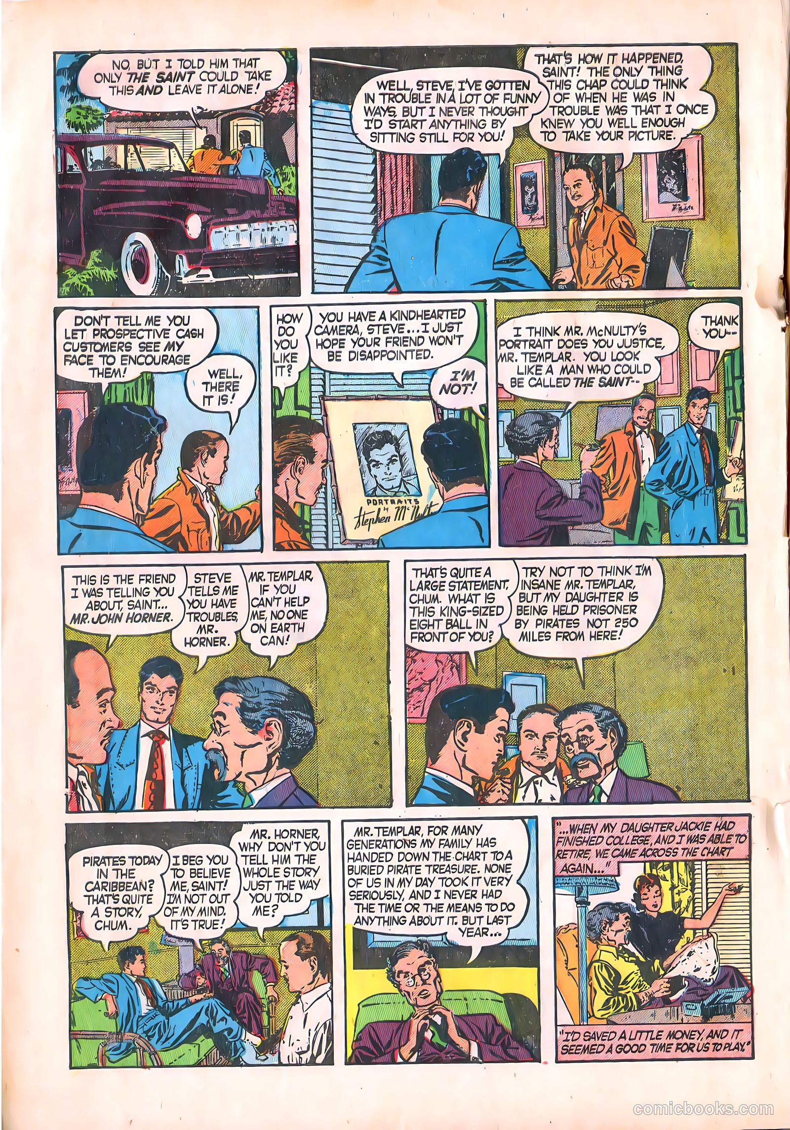 The Saint #9 (1950) — page 4 of 36