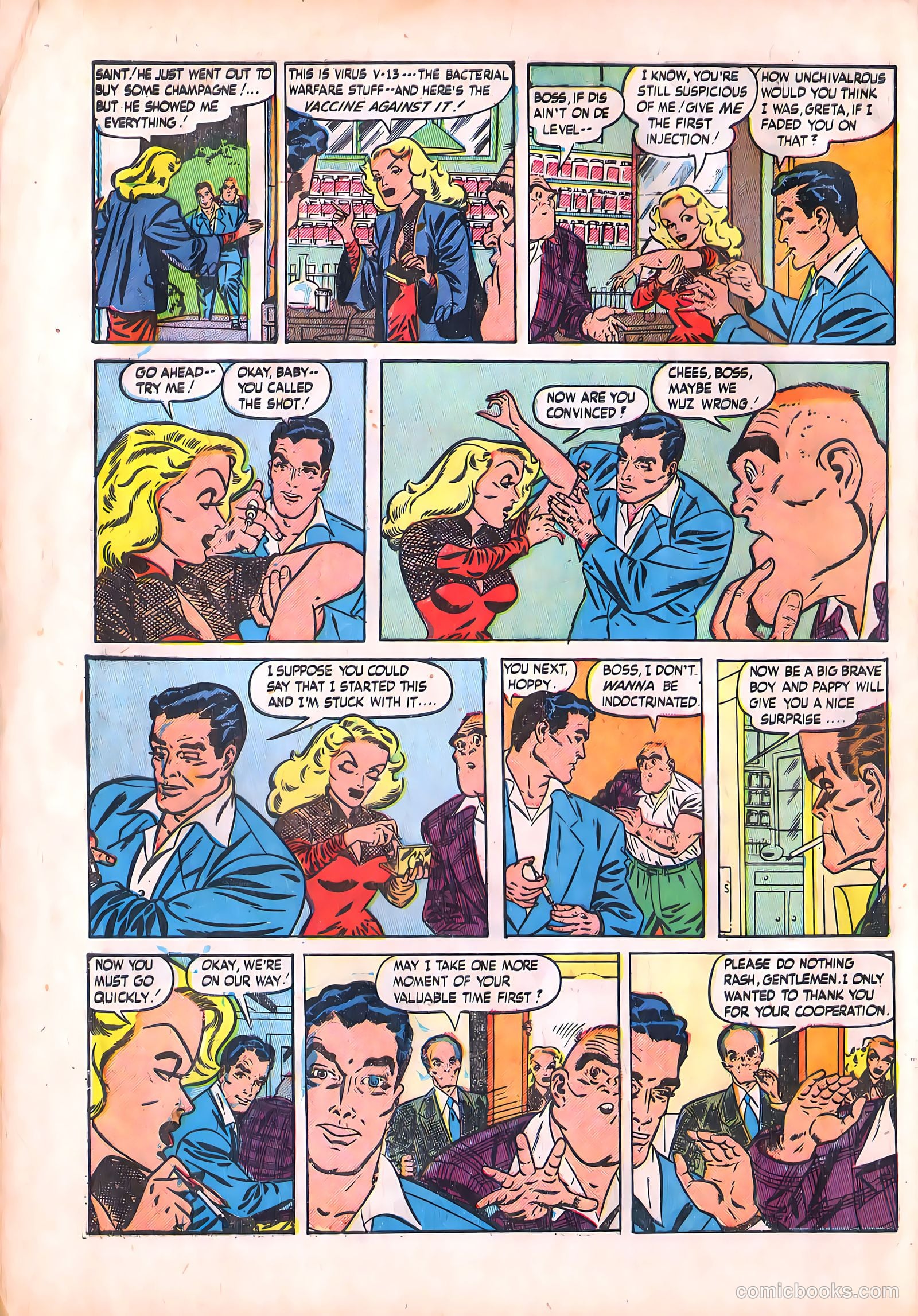 The Saint #9 (1950) — page 28 of 36