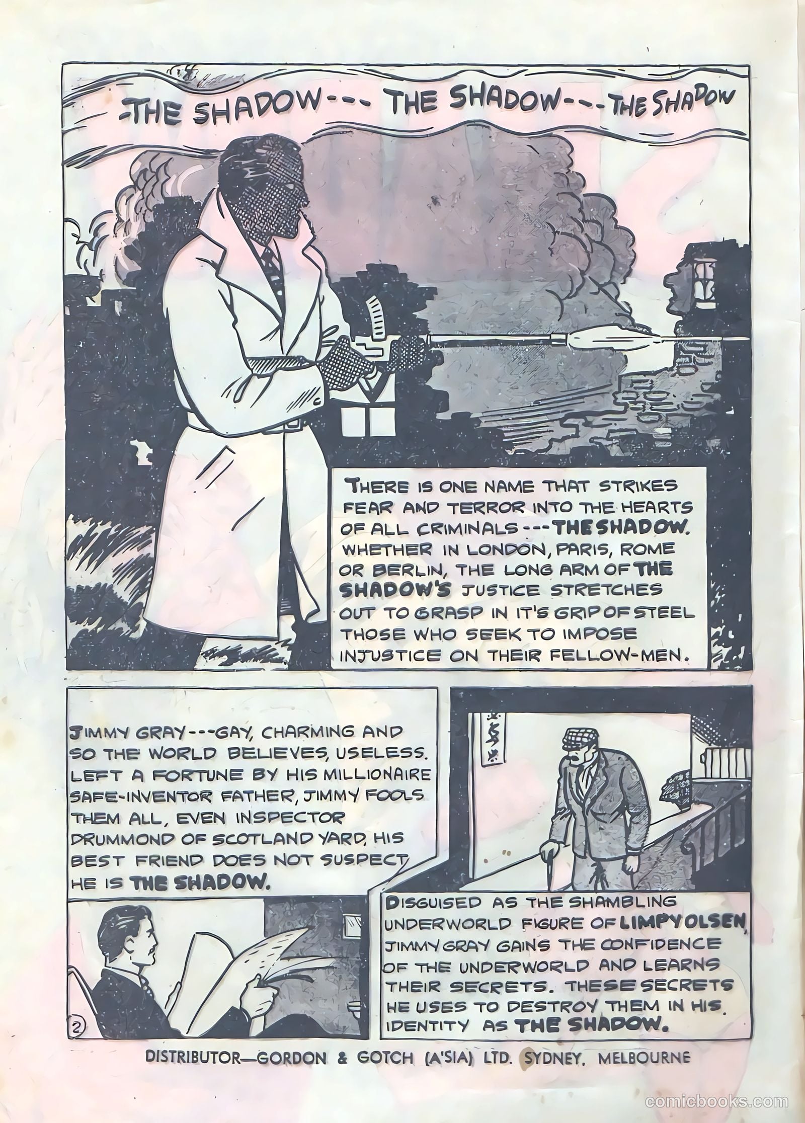 The Shadow #83 (1961) — page 2 of 24