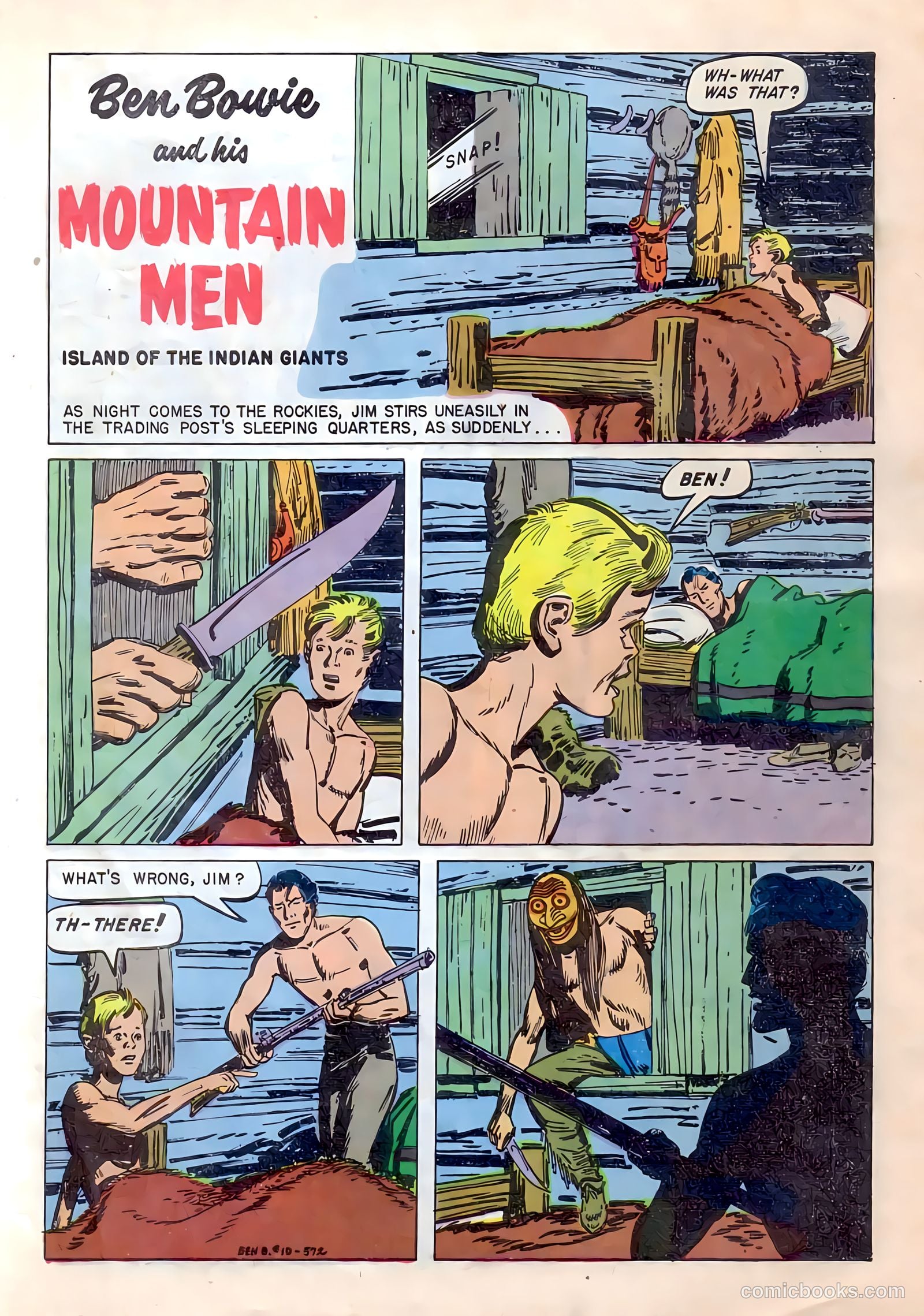 Ben Bowie and His Mountain Men #10 (1957) — page 3 of 36