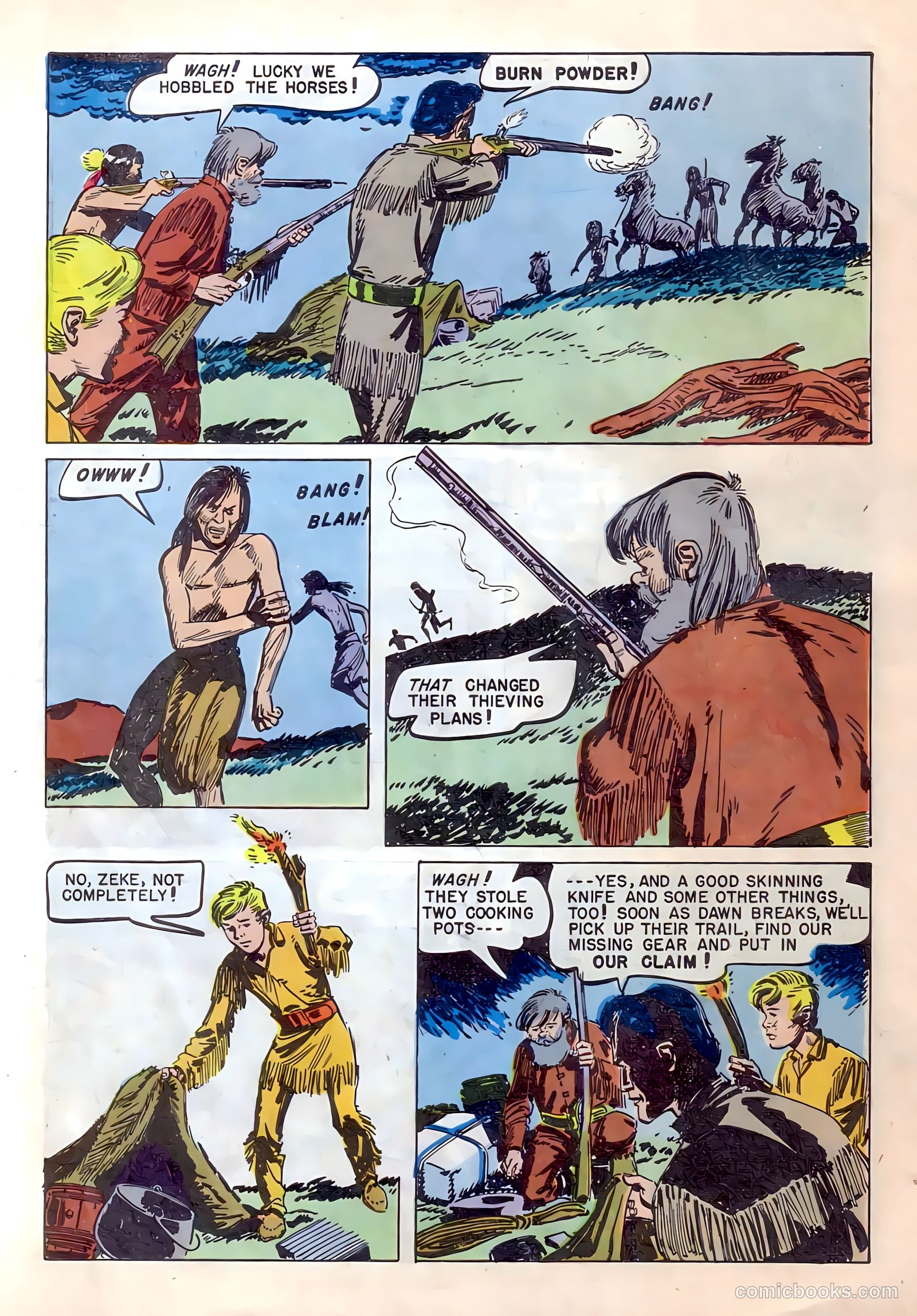 Ben Bowie and His Mountain Men #10 (1957) — page 7 of 36